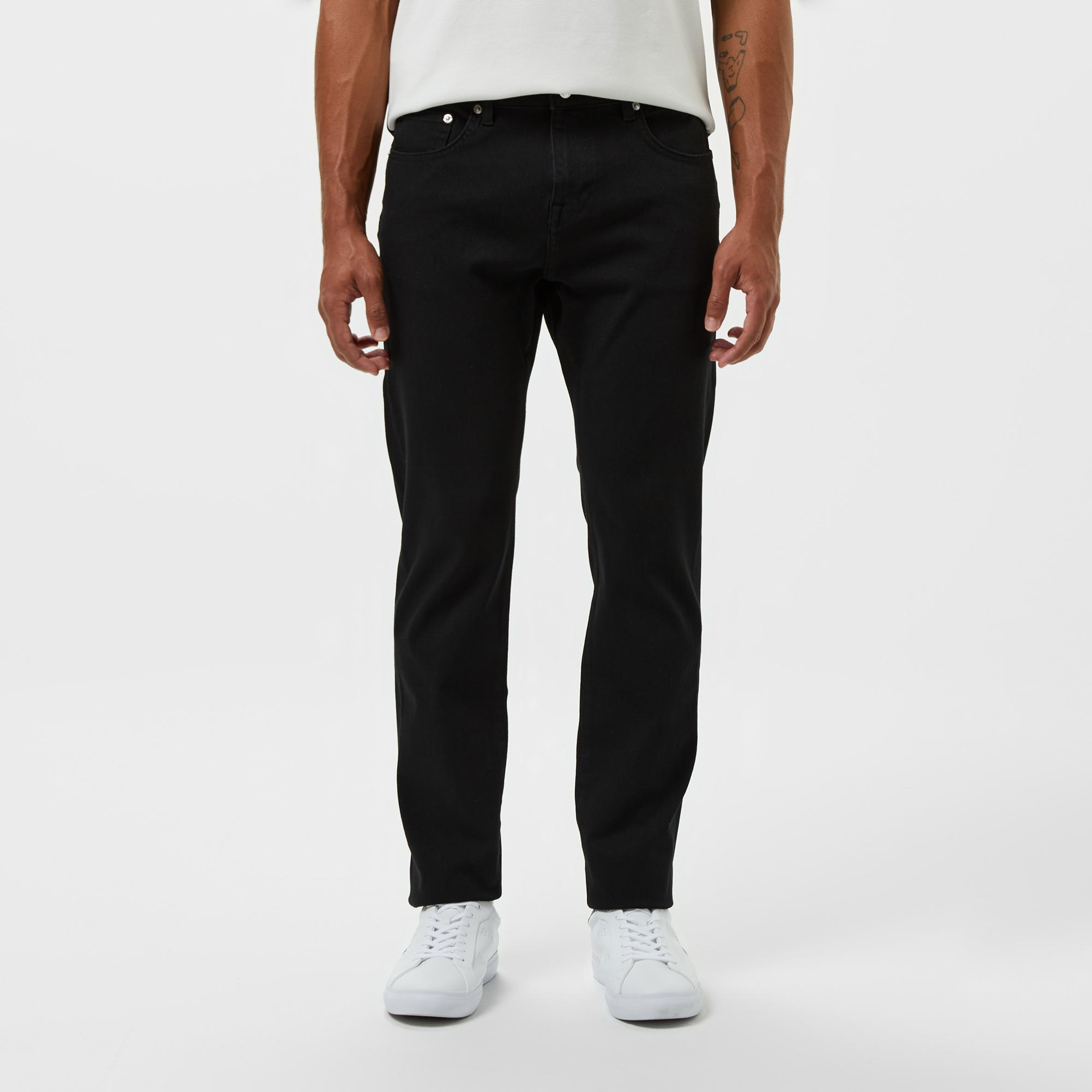 Lacoste Erkek Regular Fit Siyah Jean Pantolon