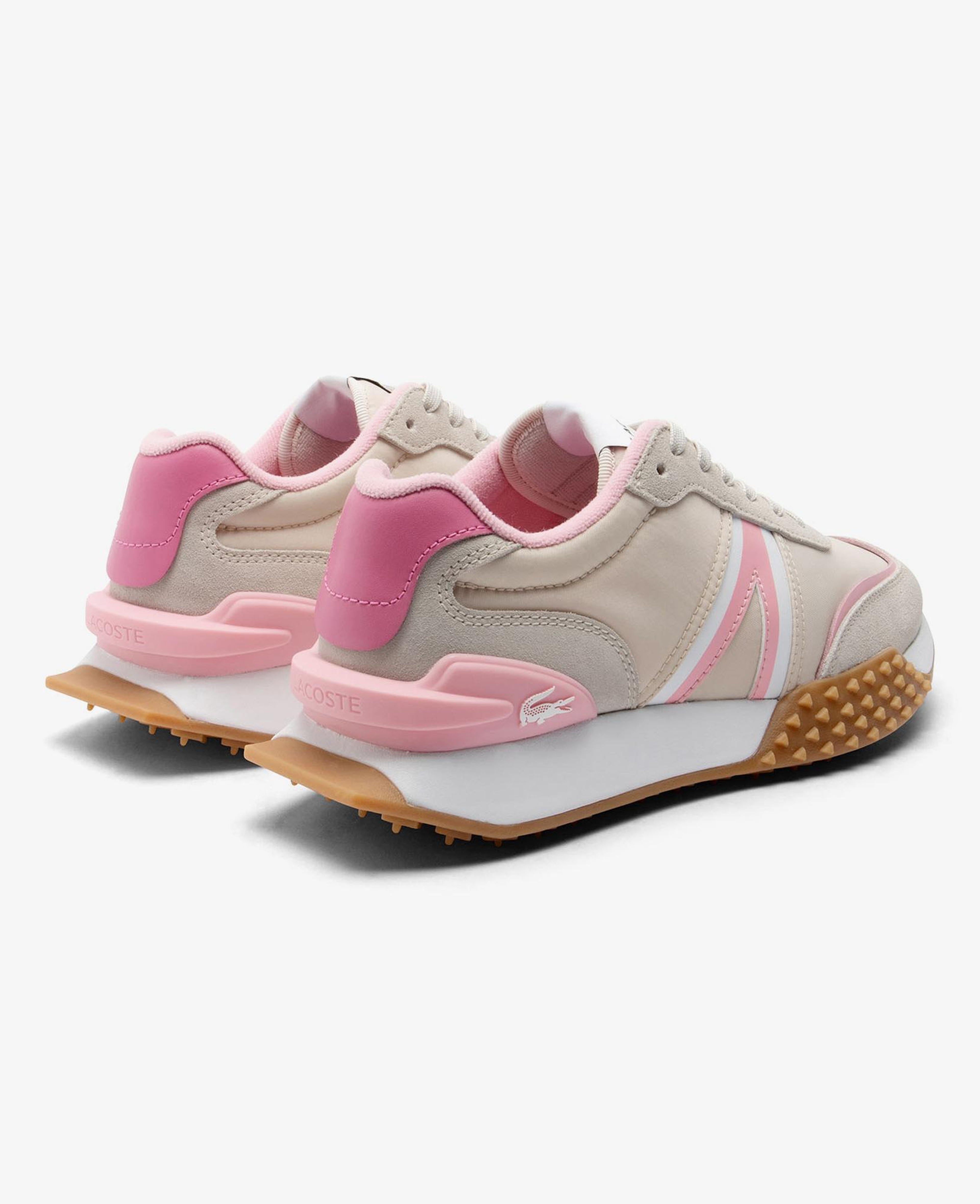 Lacoste L-Spin Deluxe Kadın Bej Sneaker