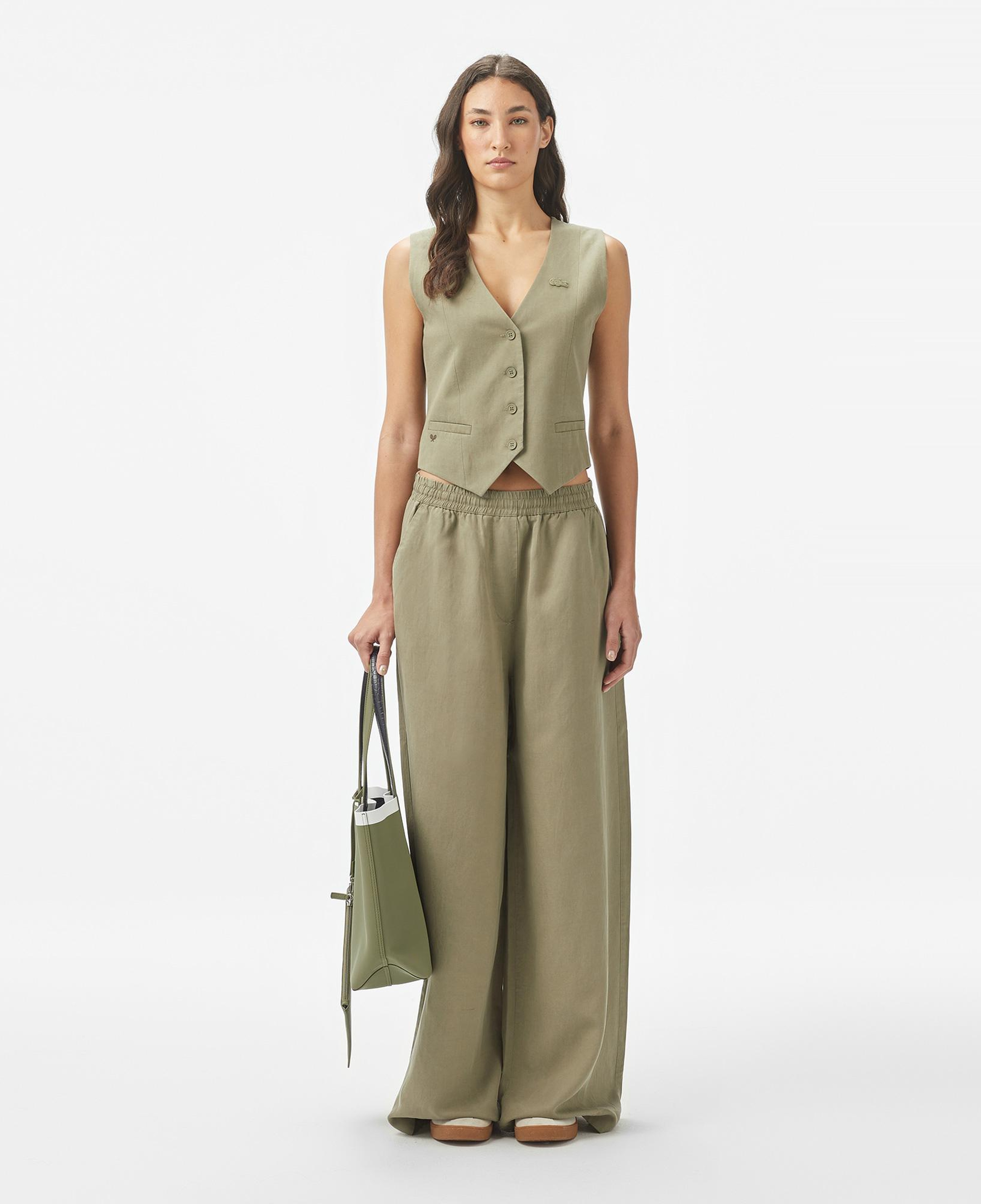 Lacoste Kadın Relaxed Fit Haki Pantolon