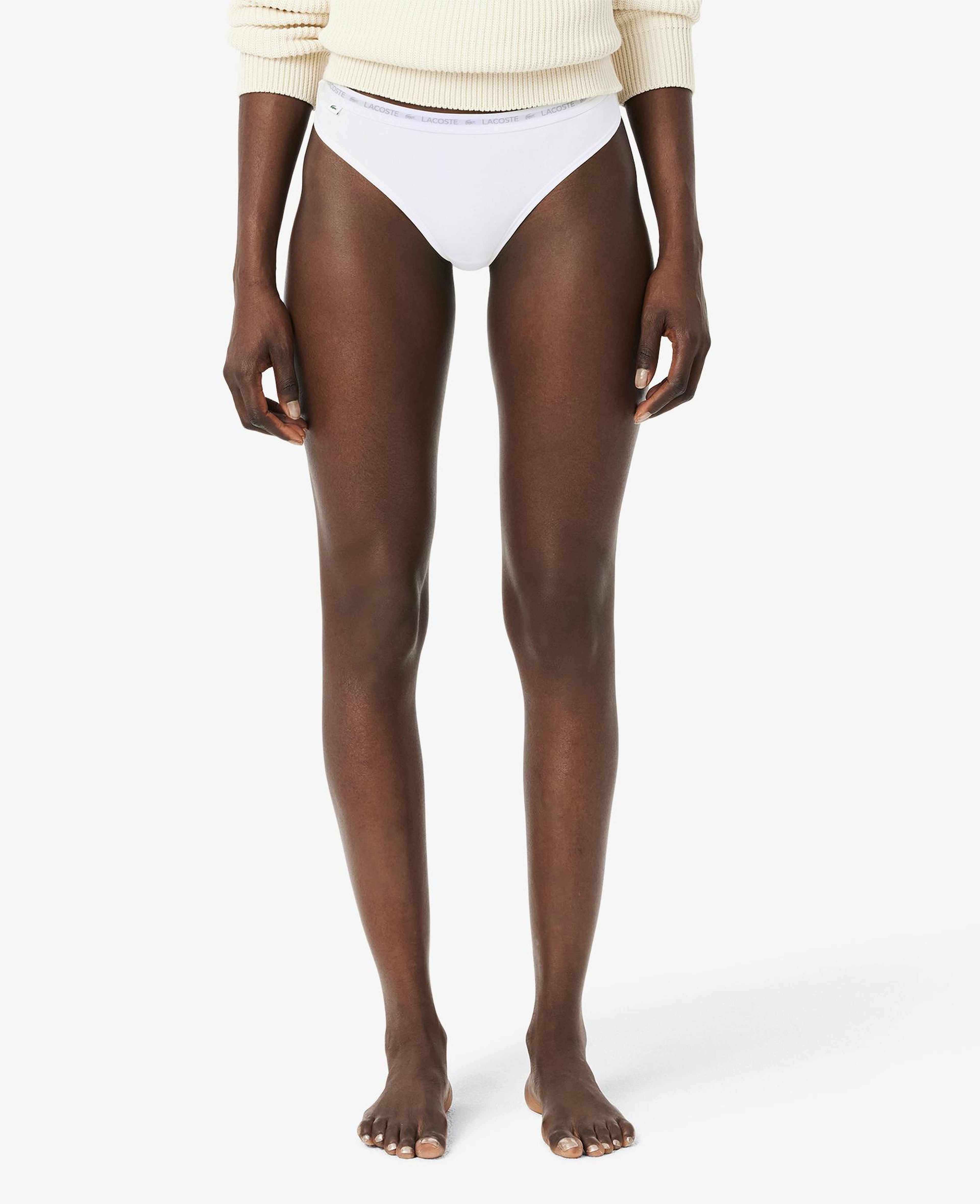 Lacoste Kadın Regular Fit 3'lü Renkli Külot