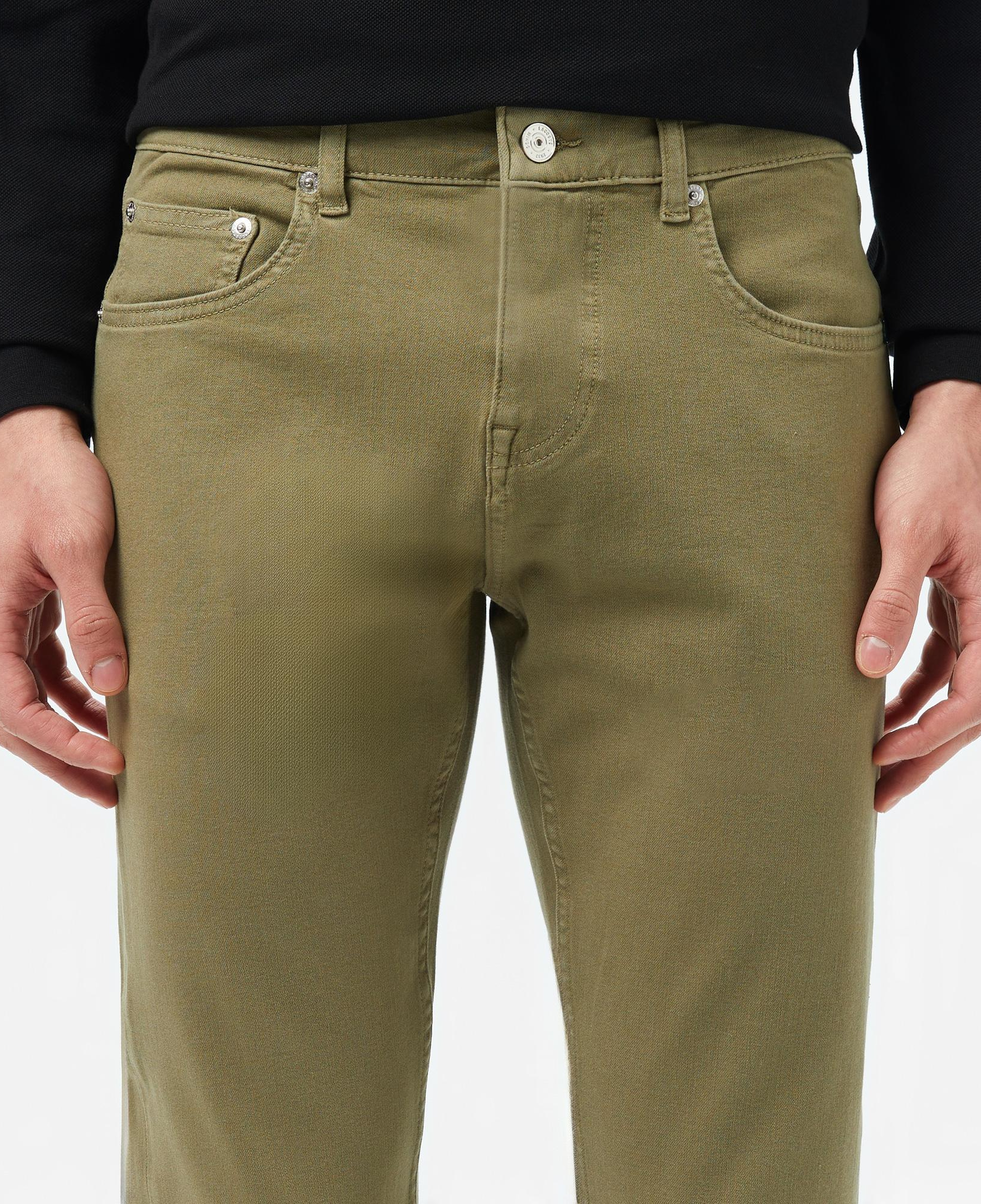 Lacoste Erkek Slim Fit Haki Jean Pantolon