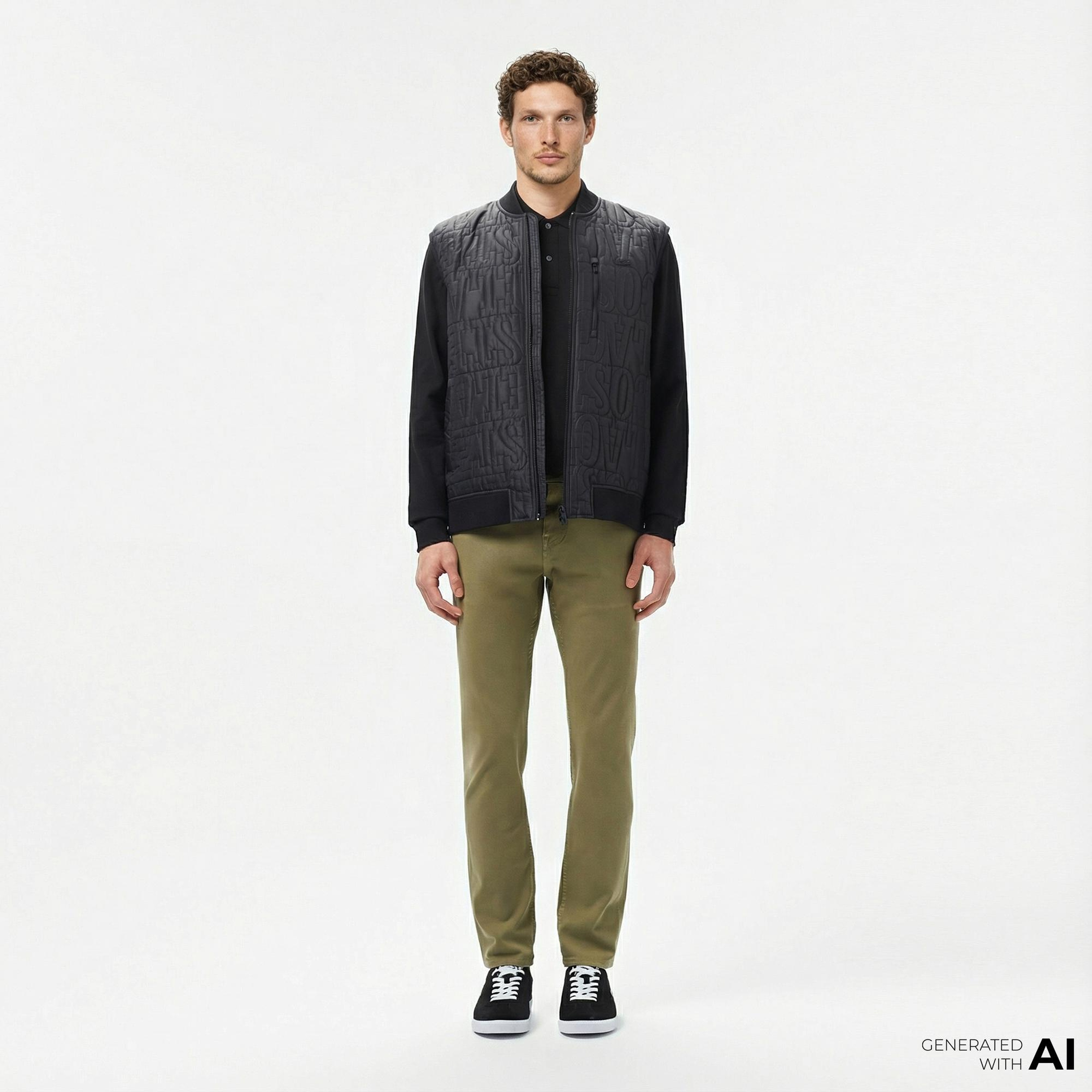 Lacoste Erkek Slim Fit Haki Jean Pantolon