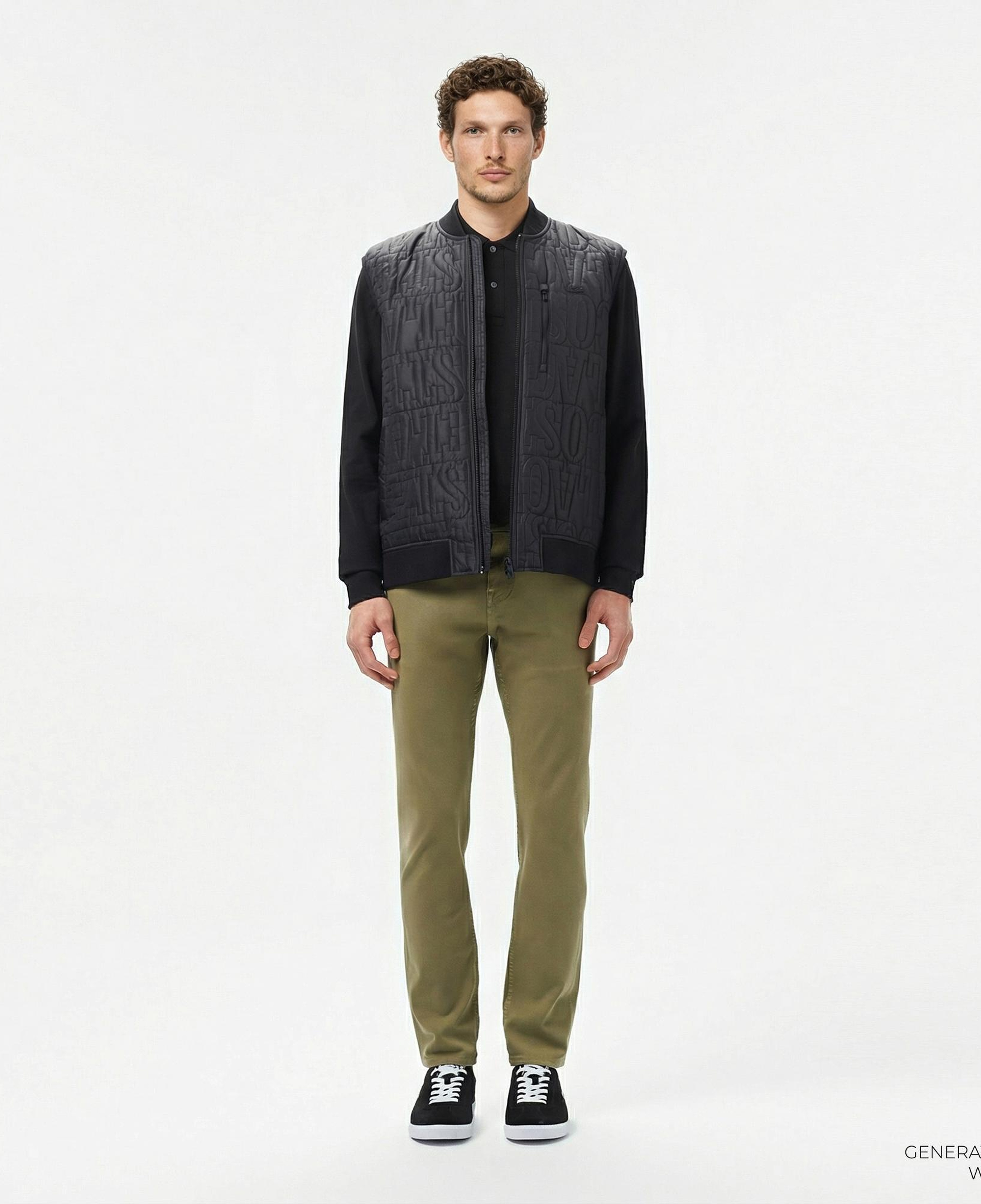 Lacoste Erkek Slim Fit Haki Jean Pantolon