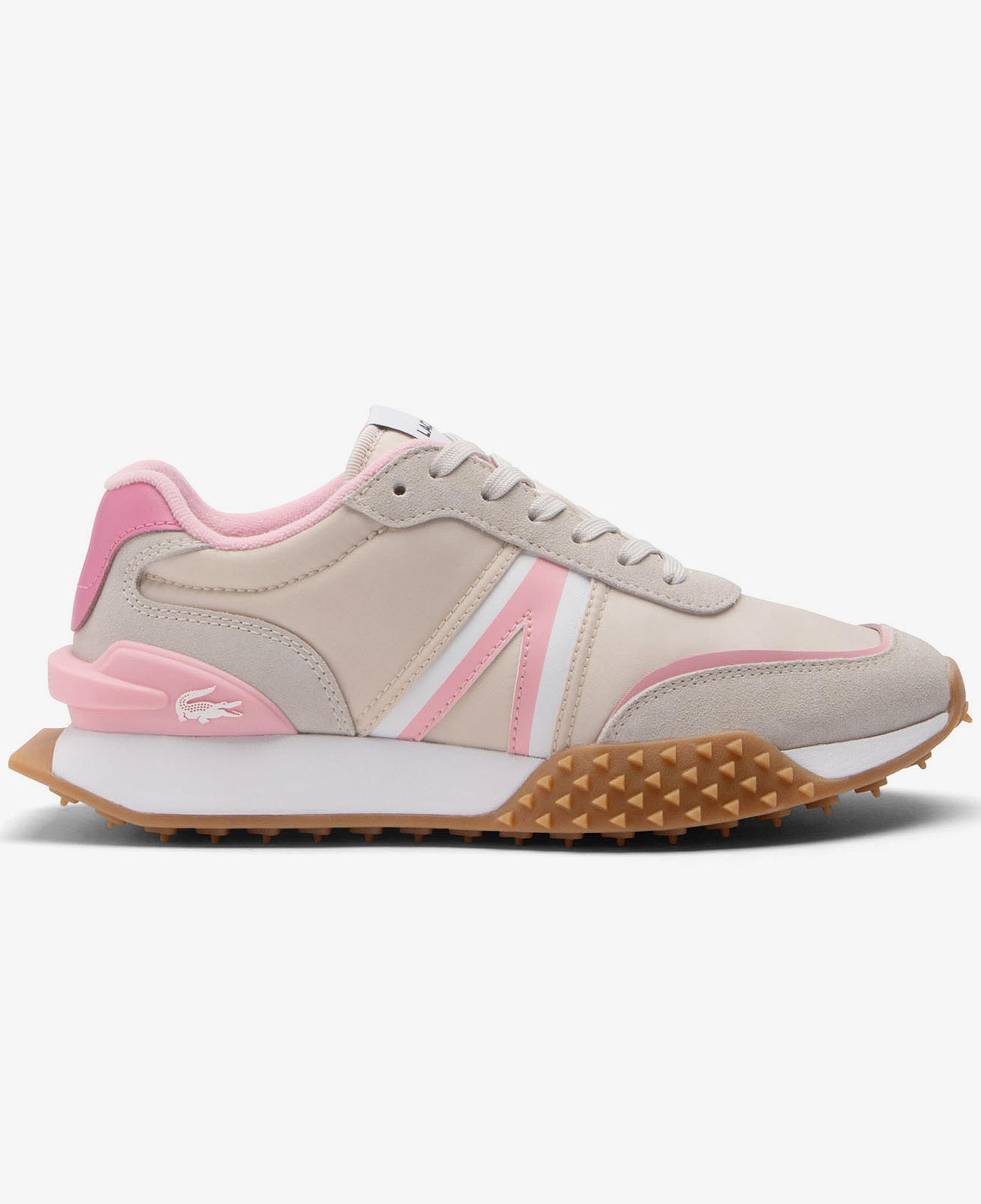 Lacoste L-Spin Deluxe Kadın Bej Sneaker