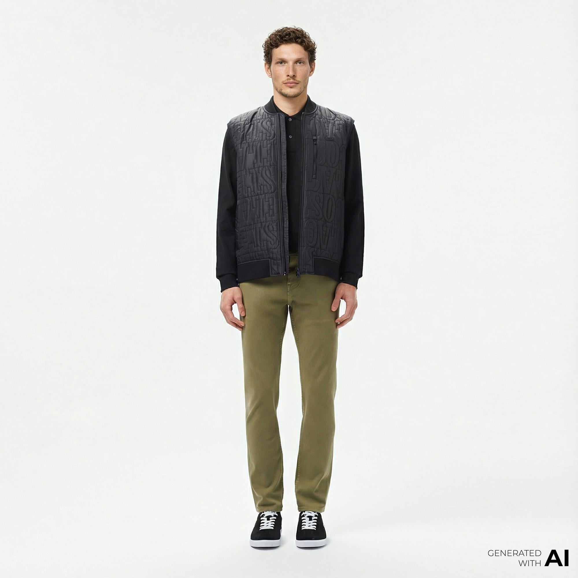 Lacoste Erkek Slim Fit Haki Jean Pantolon