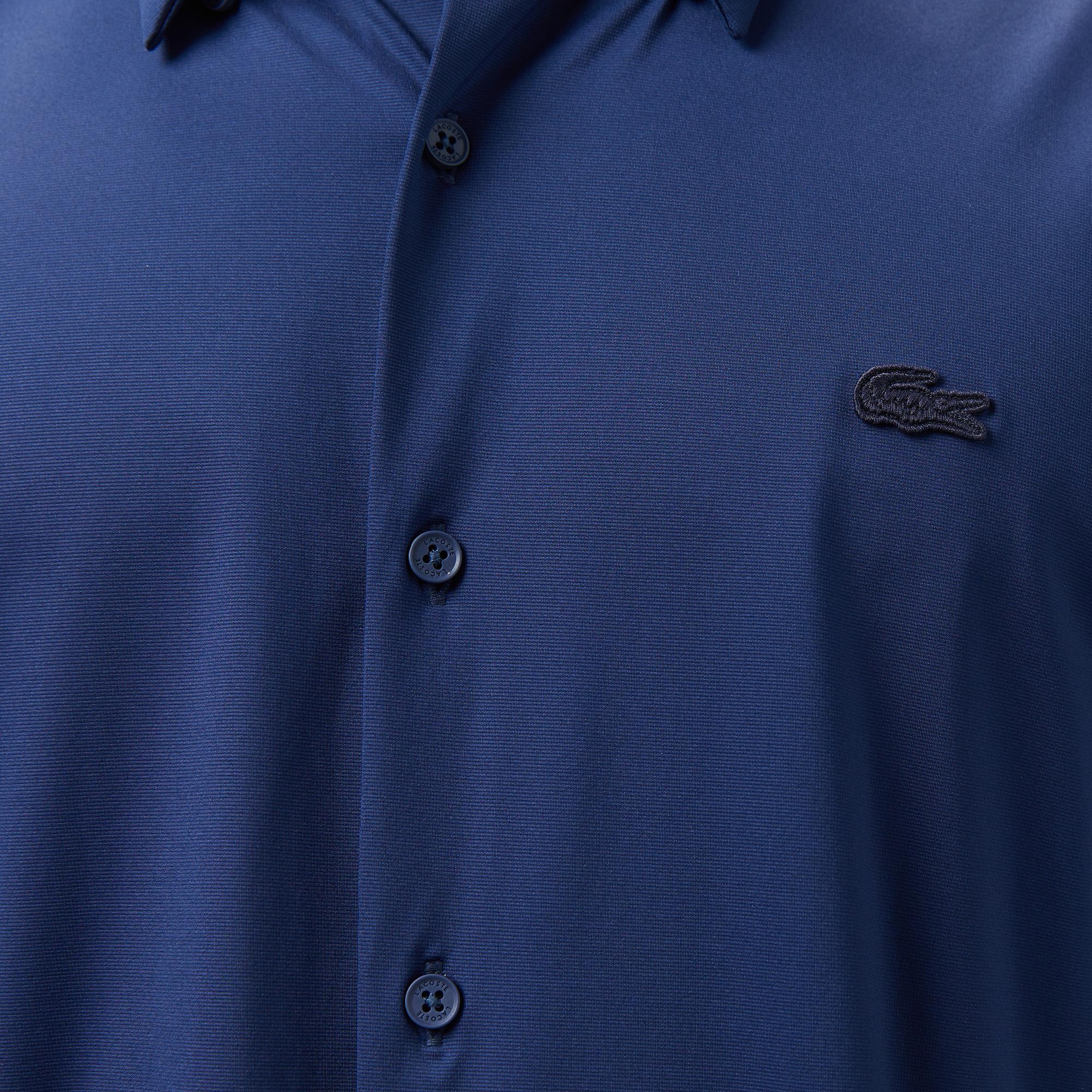 Lacoste Erkek Slim Fit Lacivert Gömlek