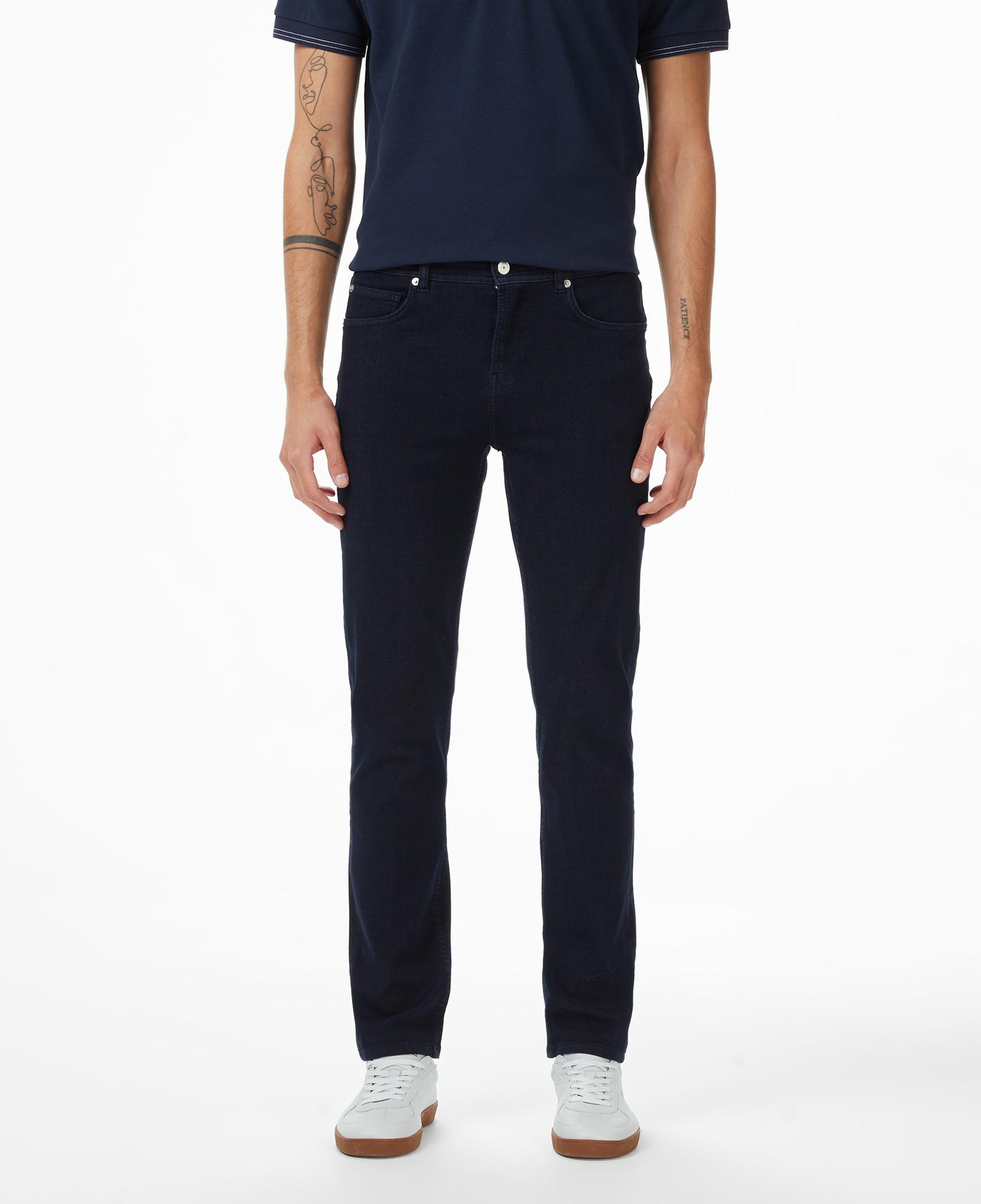 Lacoste Erkek Slim Fit Koyu Mavi Jean Pantolon