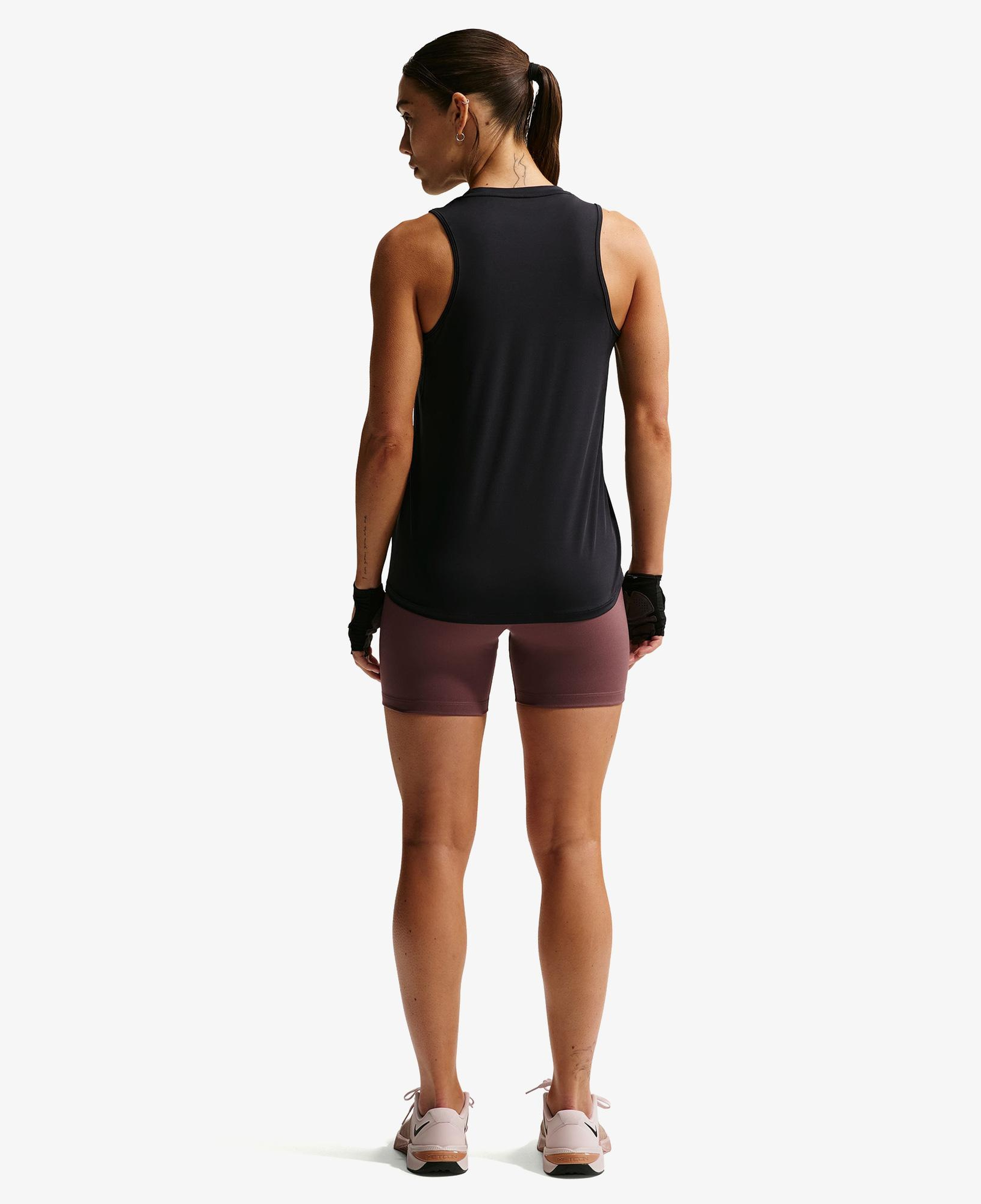 Nike One Classic Dri-Fit Kadın Siyah Kolsuz T-Shirt