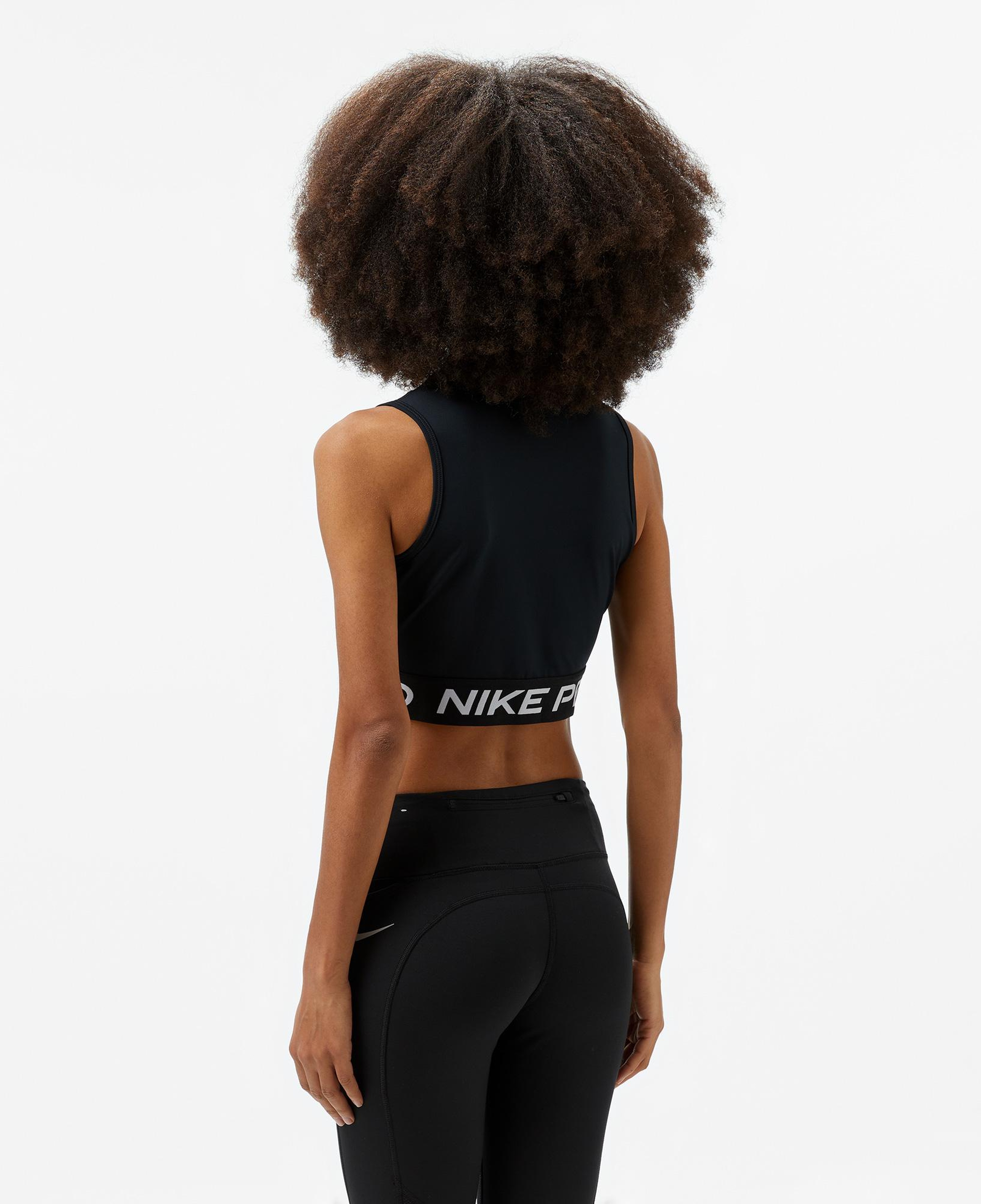 Nike Pro Dri-Fit 365 Kadın Siyah Crop T-Shirt