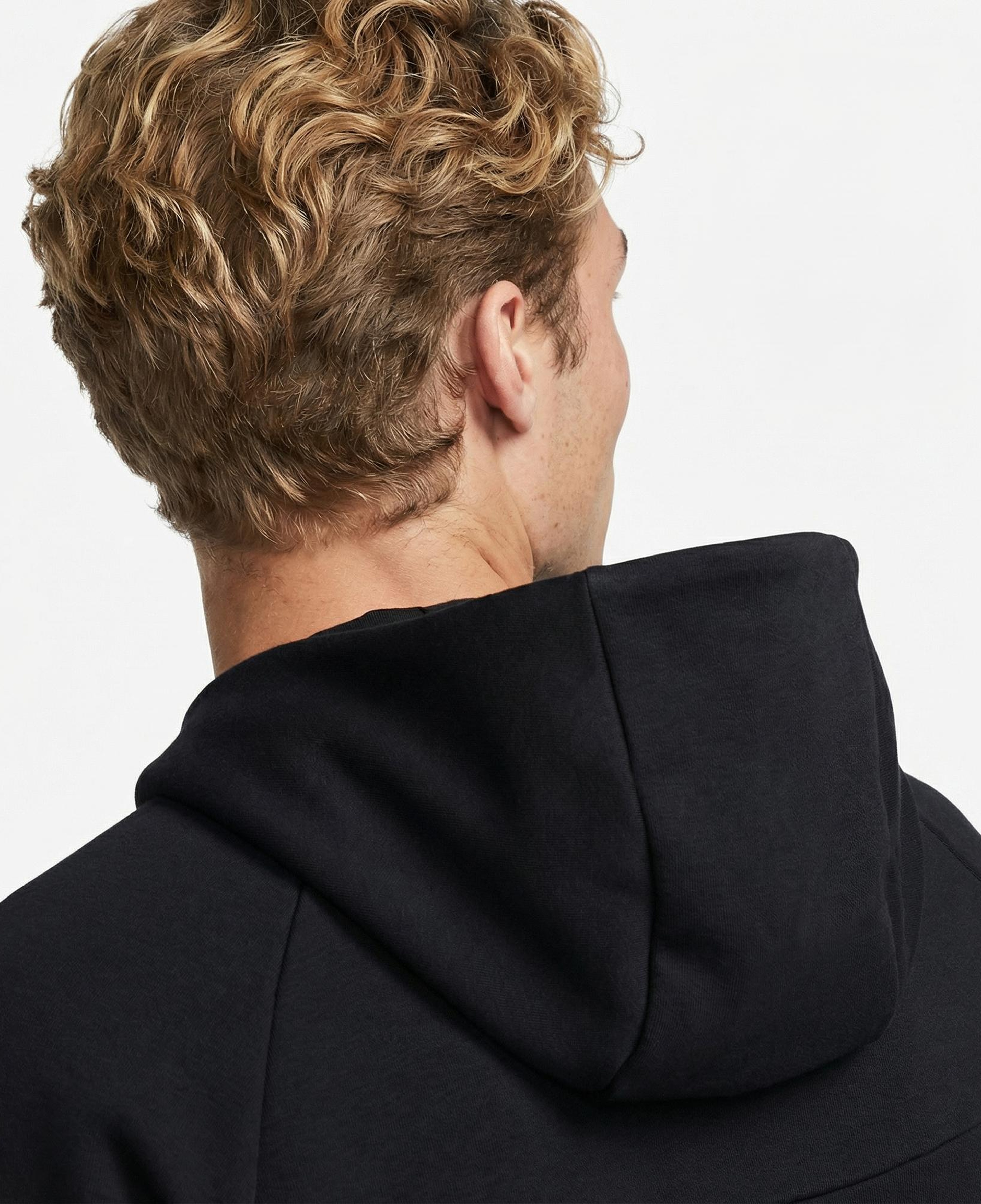 Nike Tech Fleece Erkek Siyah Kapüşonlu Hoodie