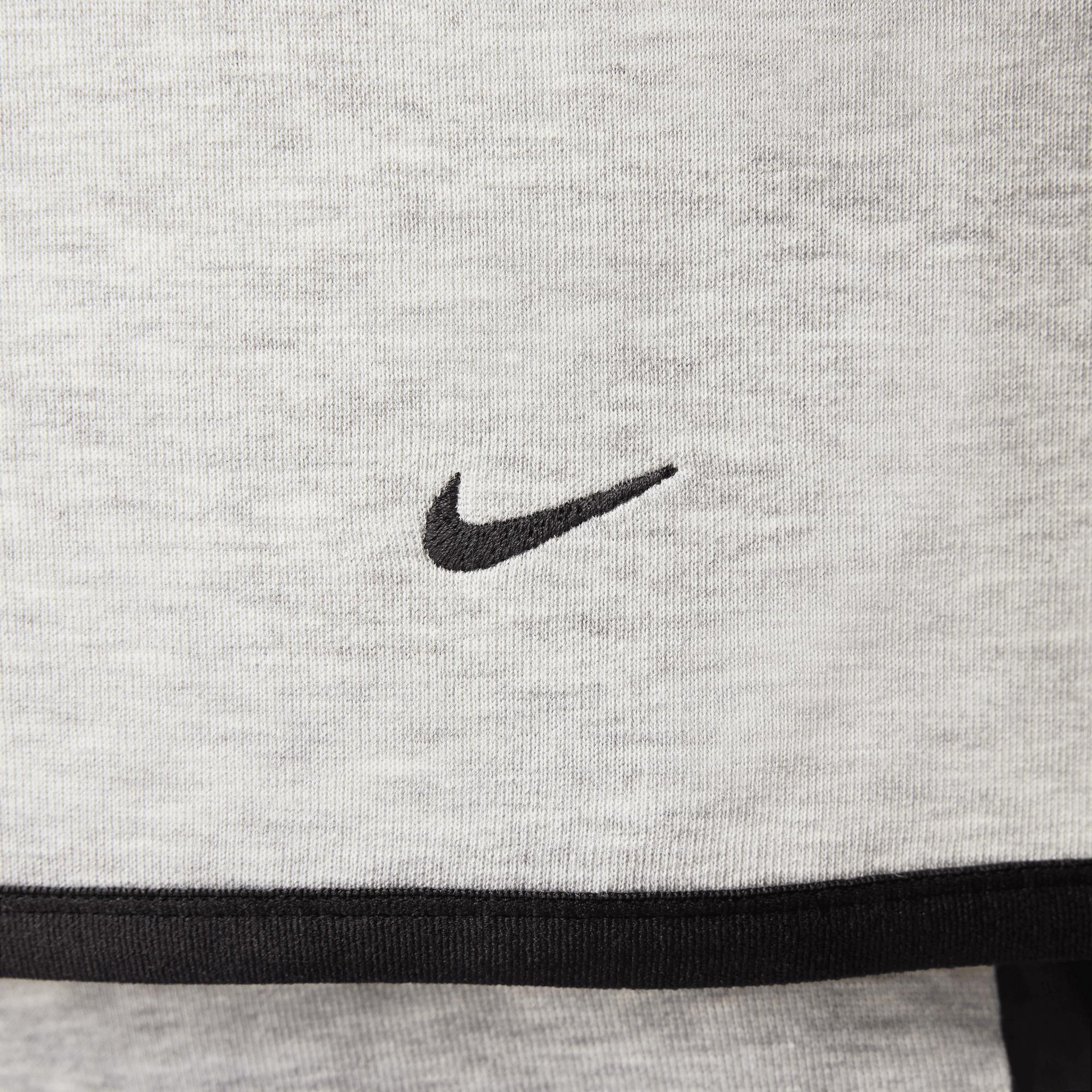 Nike Tech Fleece Erkek Gri Kapüşonlu Hoodie