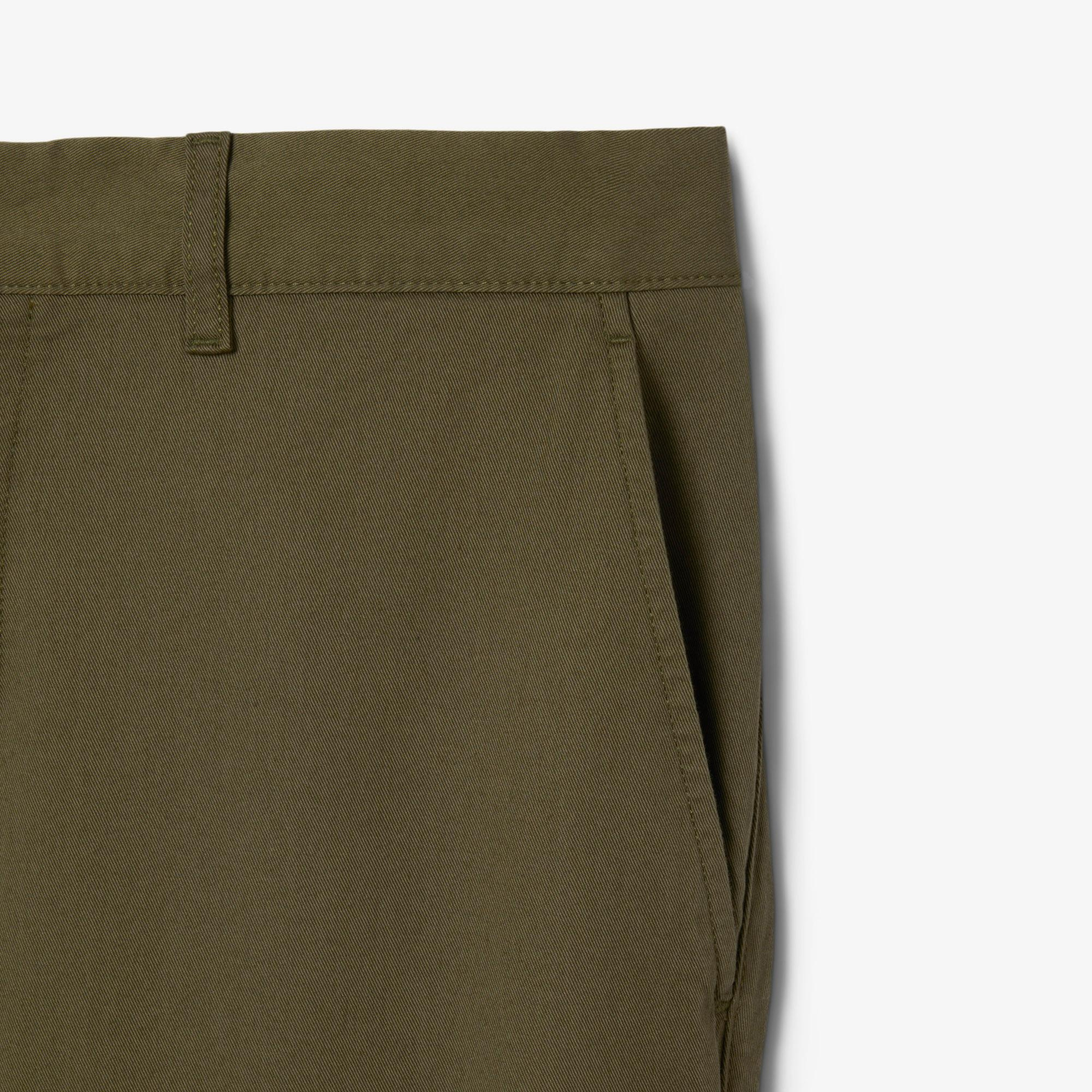 Lacoste Erkek Slim Fit Haki Chino Pantolon