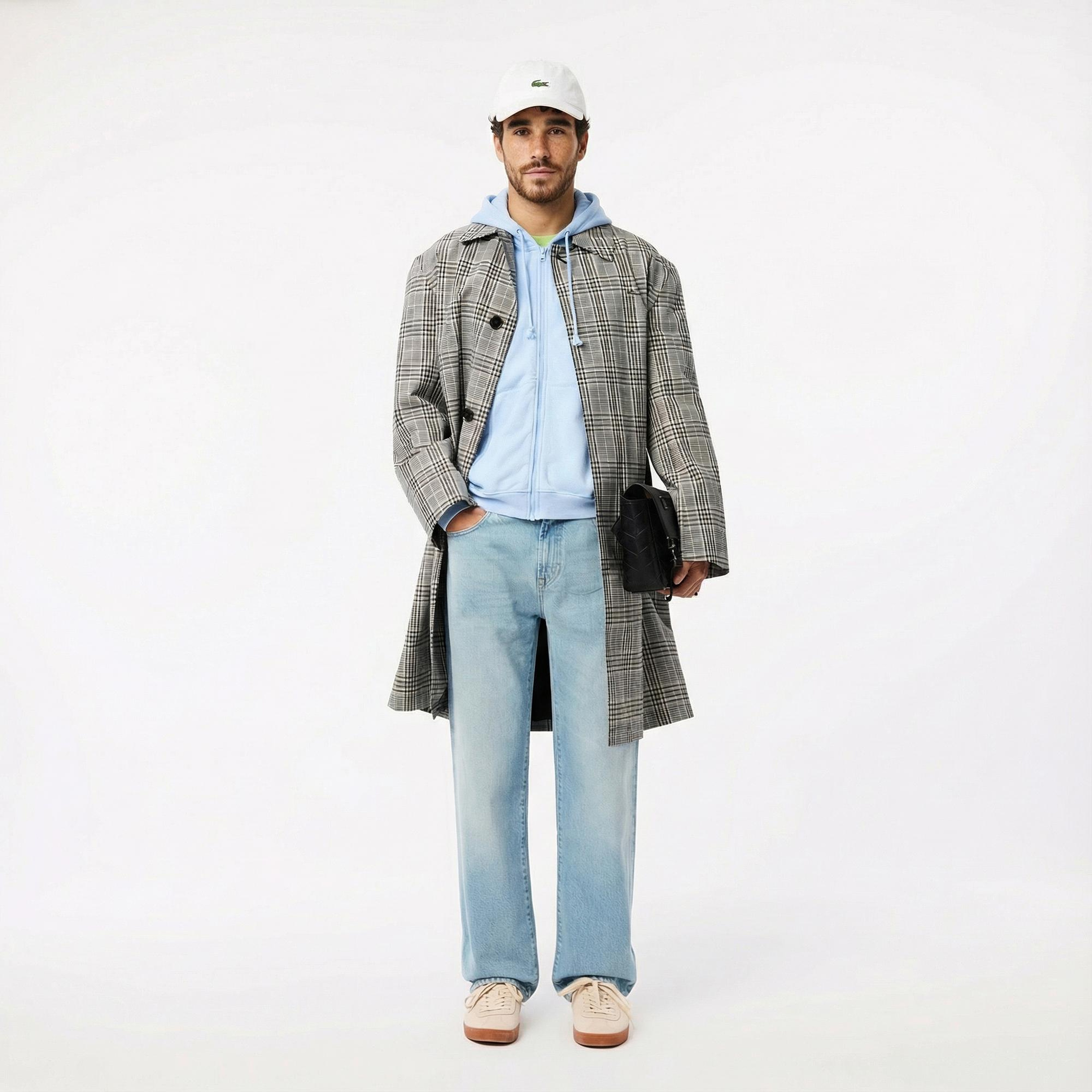 Lacoste Erkek Straight Fit Mavi Pantolon