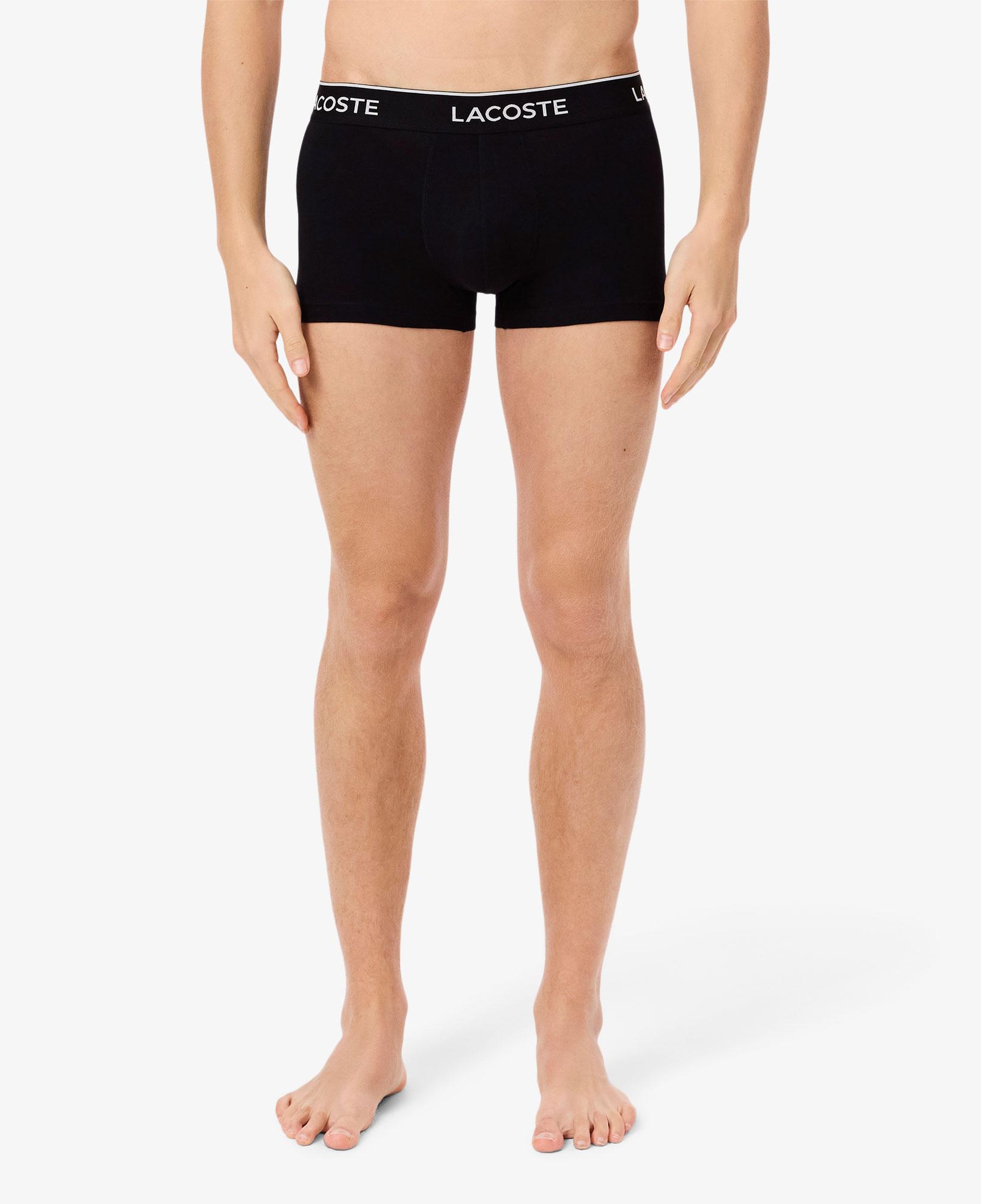 Lacoste Erkek 3'lü Siyah Boxer