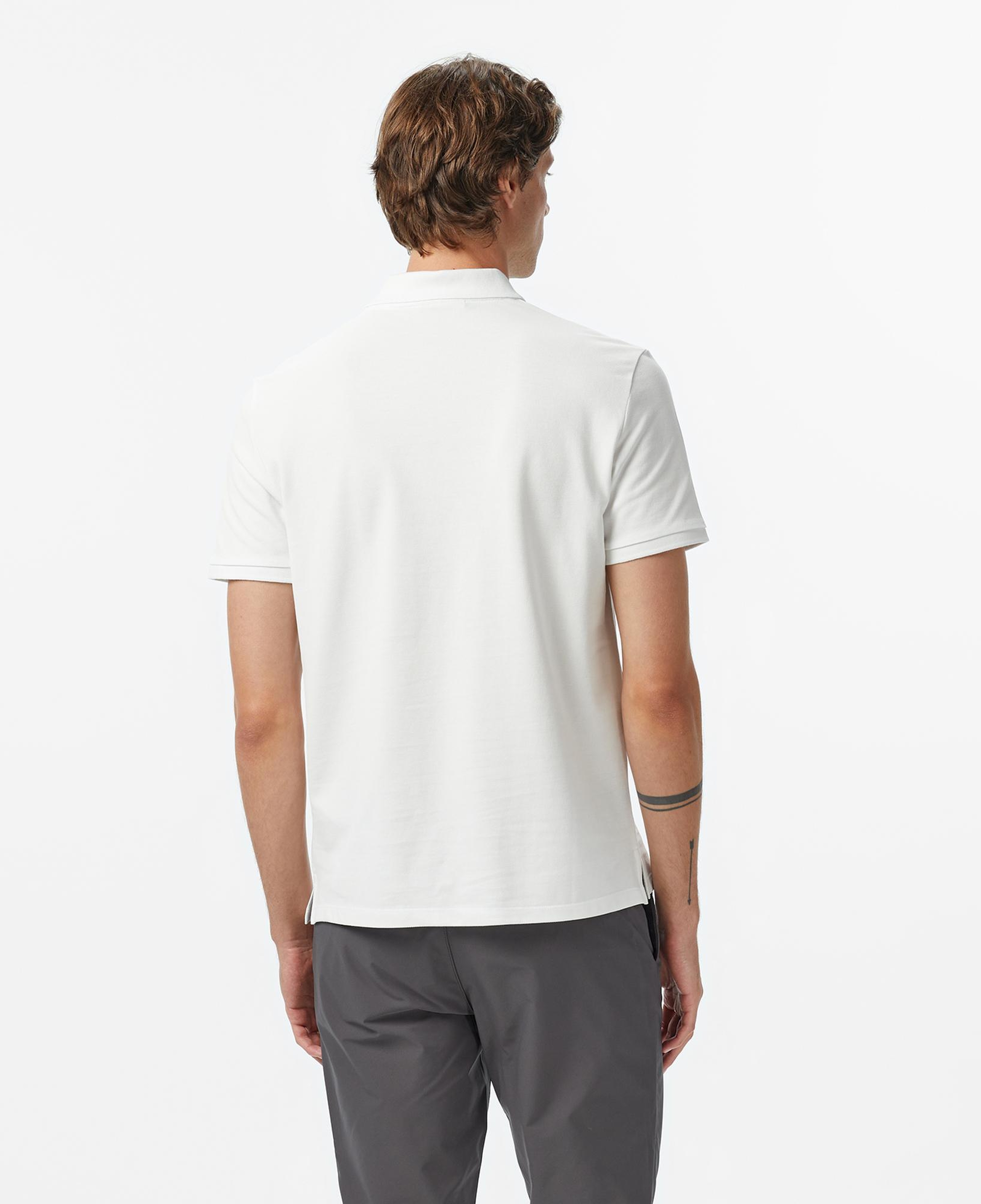 Calvin Klein Casual Pique Classic Erkek Beyaz Polo