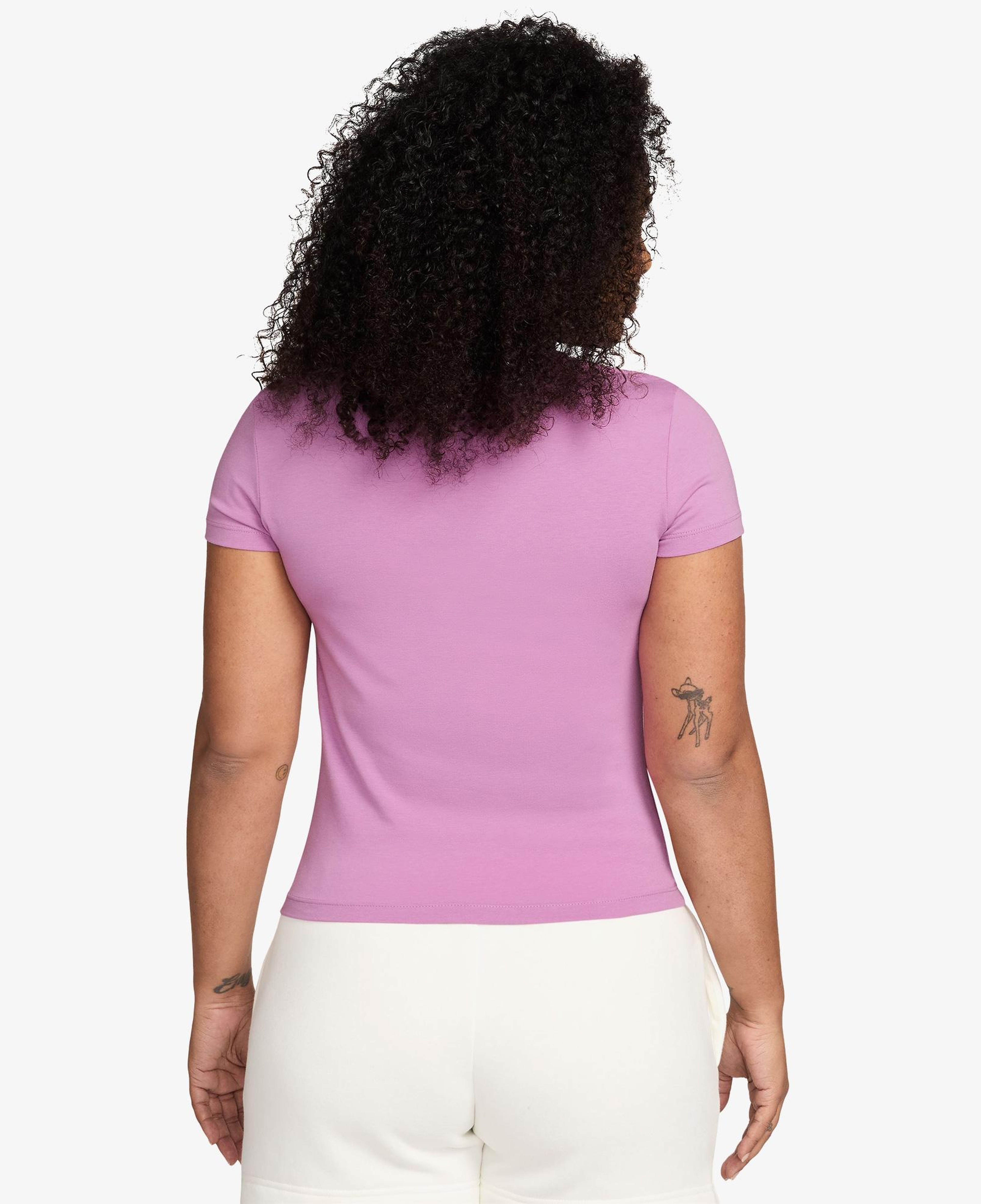 Nike Sportswear Chill Knit Kadın Pembe T-Shirt