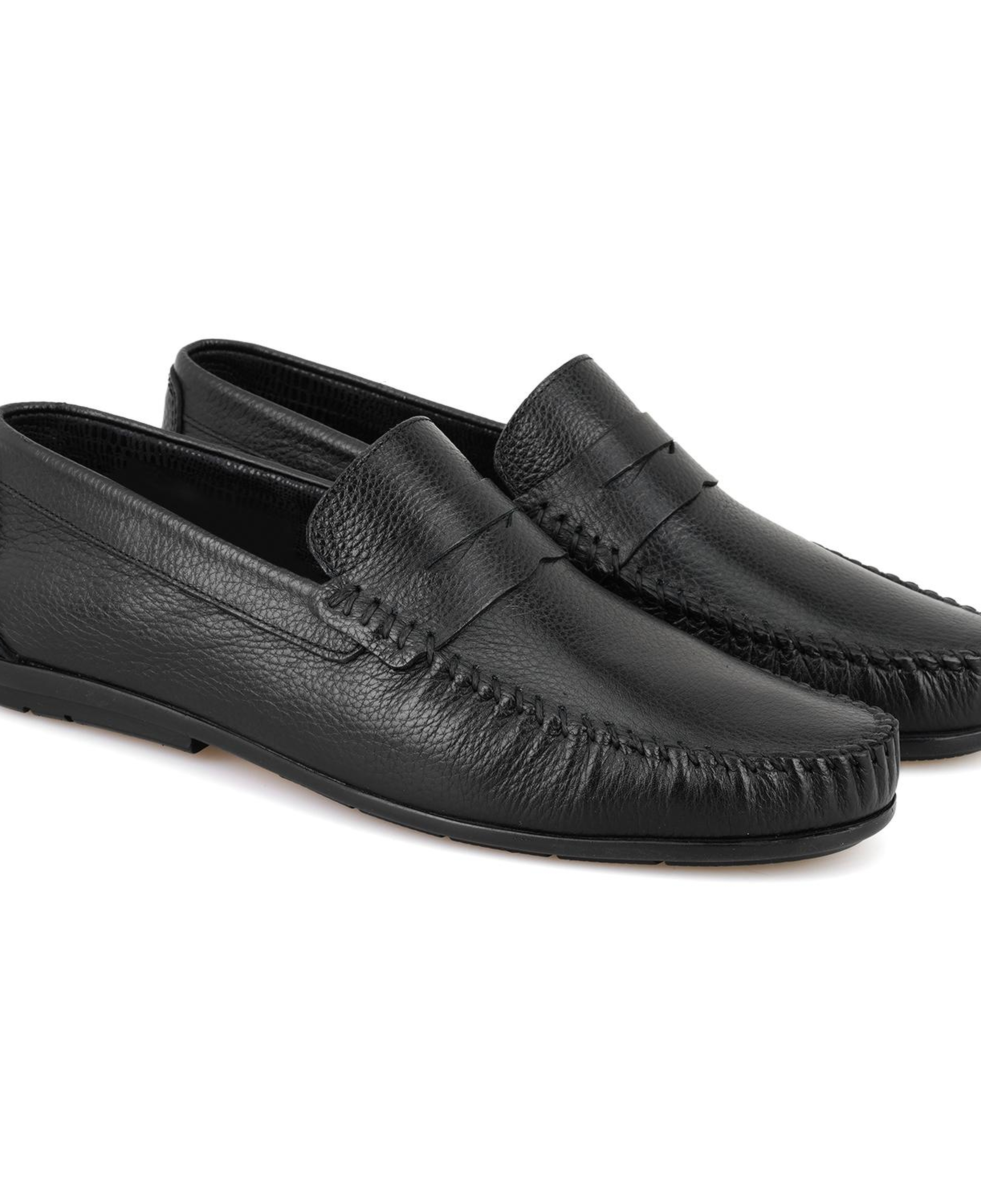 Kelvin Siyah Erkek Deri Loafer