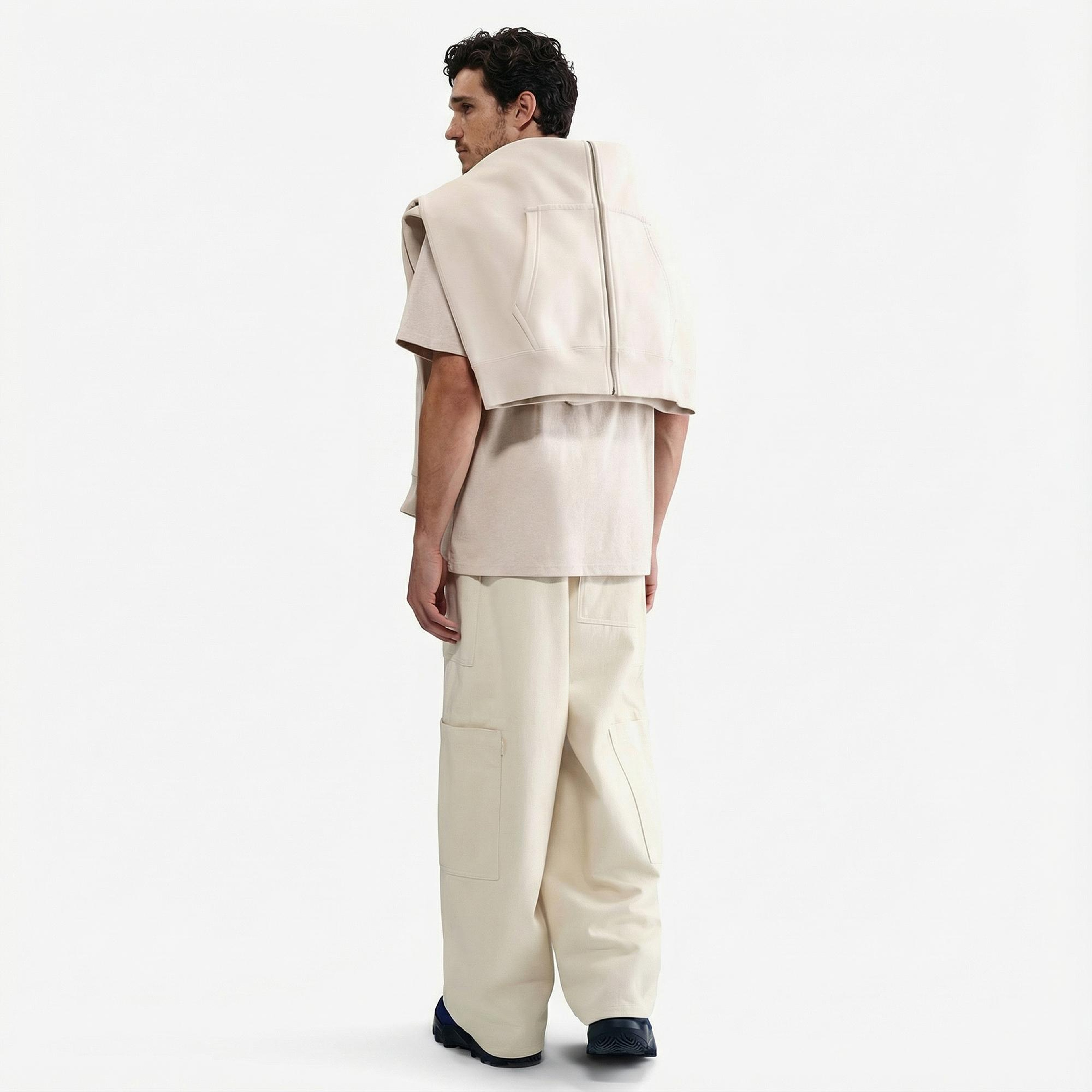 Nike Sportswear Premium Essentials Erkek Krem Rengi T-Shirt