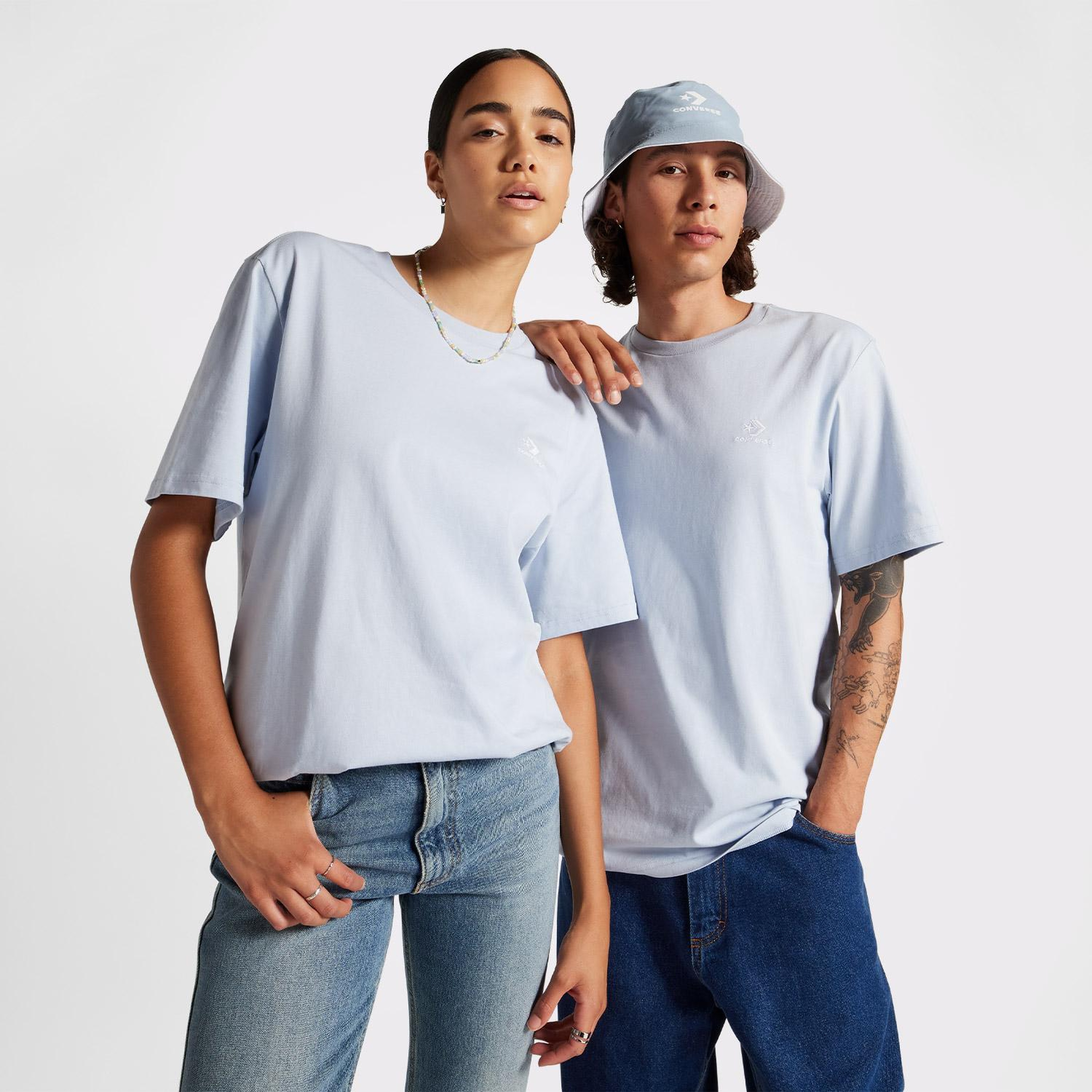 Converse Go-To Unisex Mavi T-Shirt