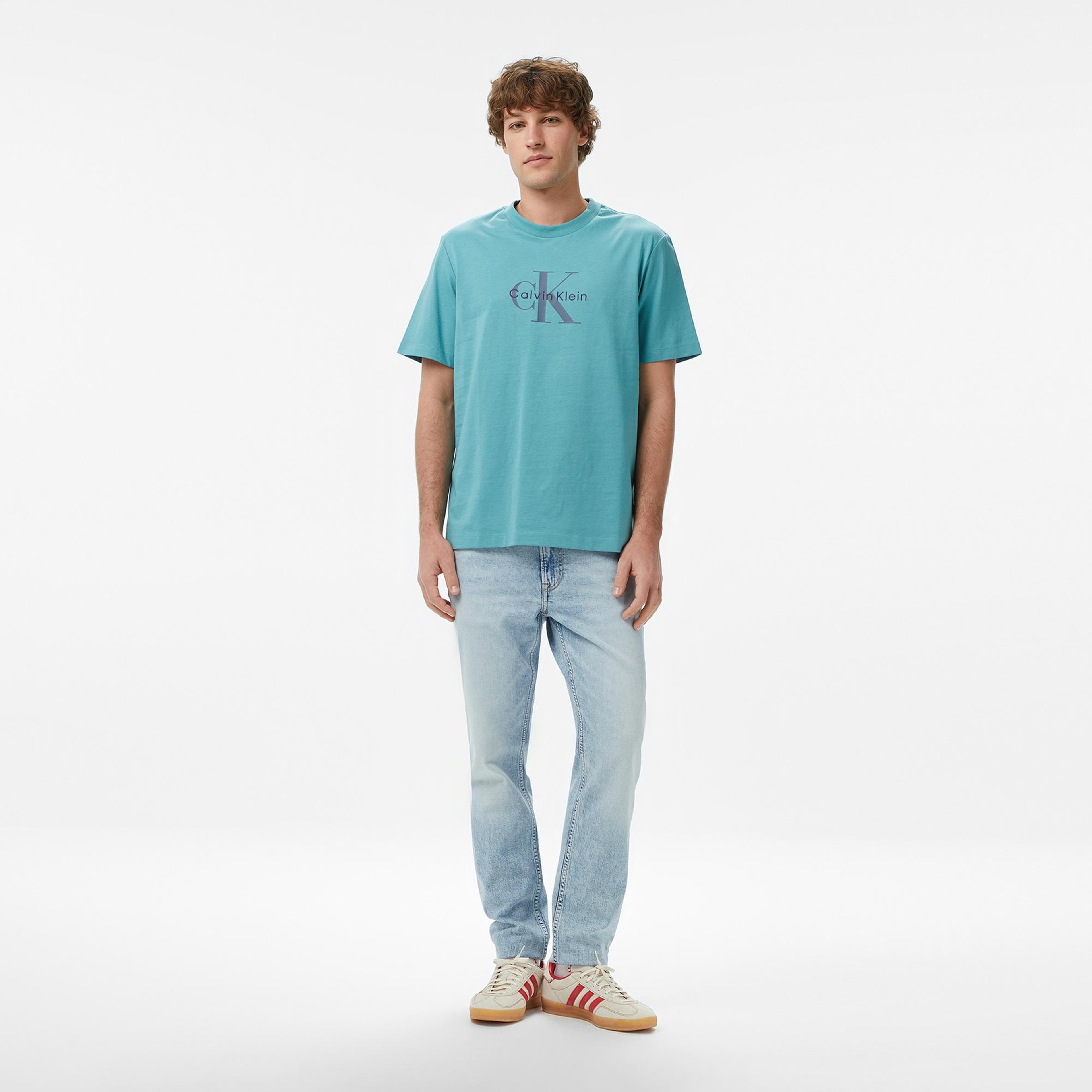 Calvin Klein Hero Monologo 20S Erkek Yeşil T-Shirt