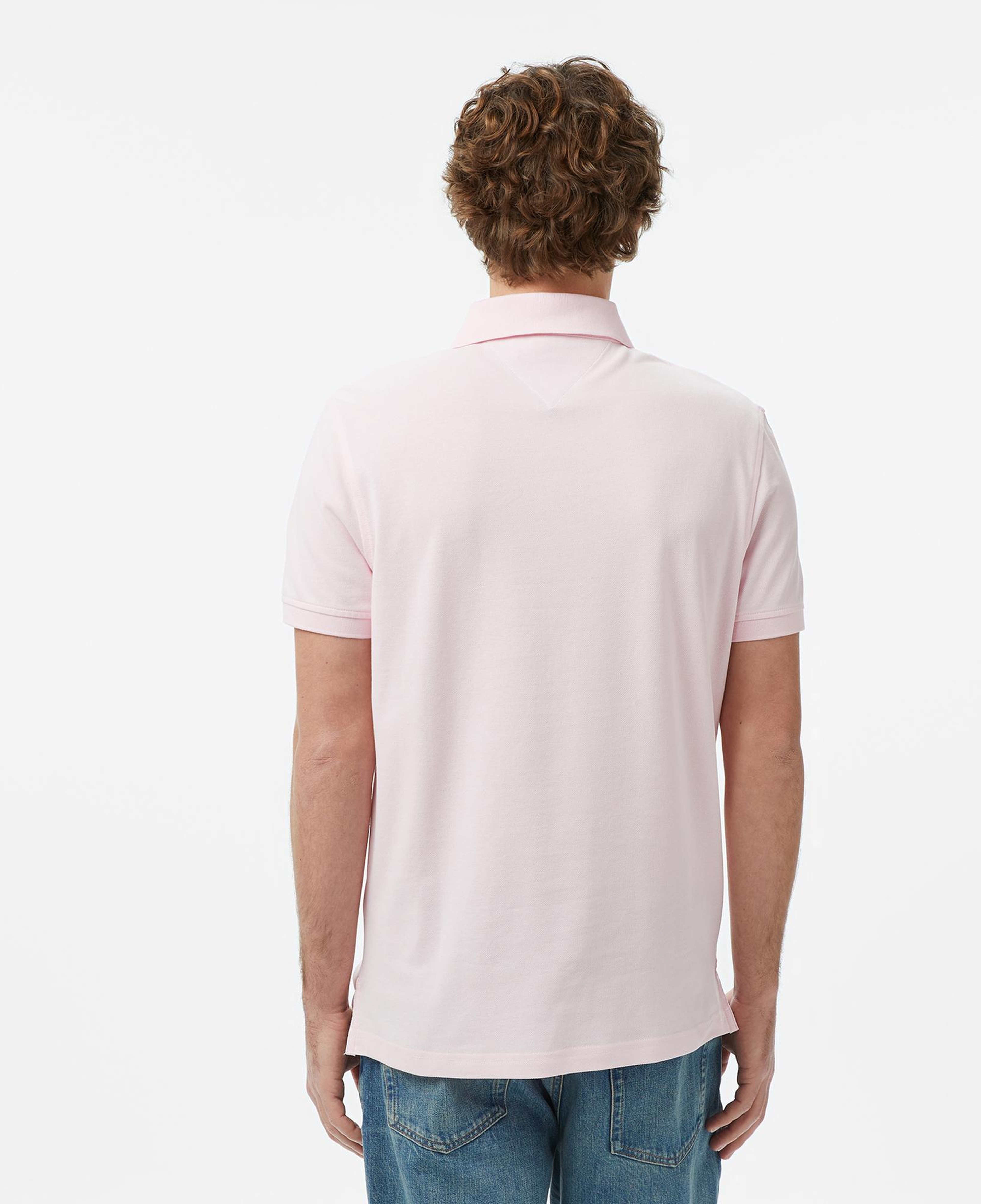 Tommy Hilfiger Nos Erkek Pembe Polo Yaka T-Shirt