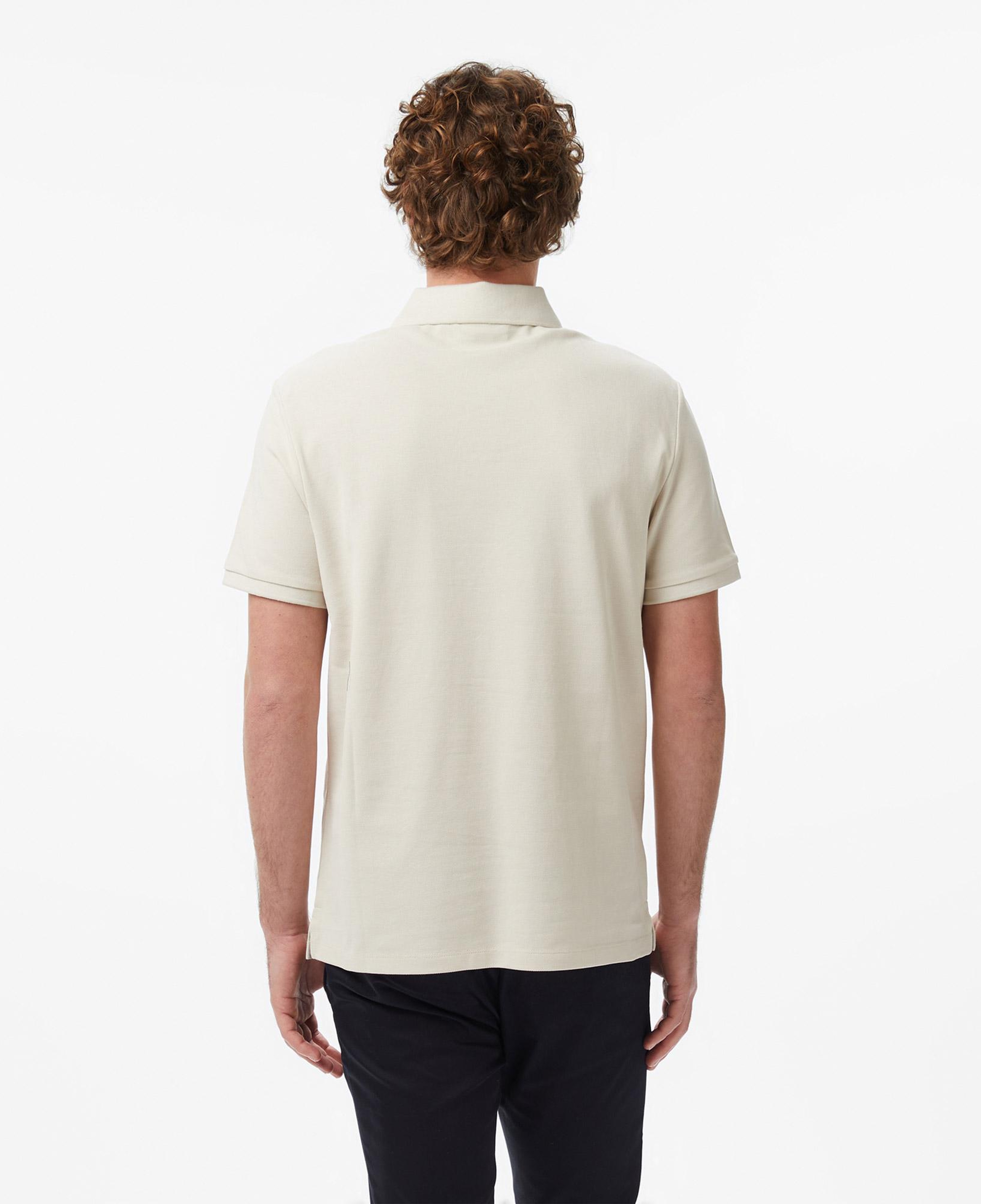 Calvin Klein Monogram Pique Erkek Bej Polo