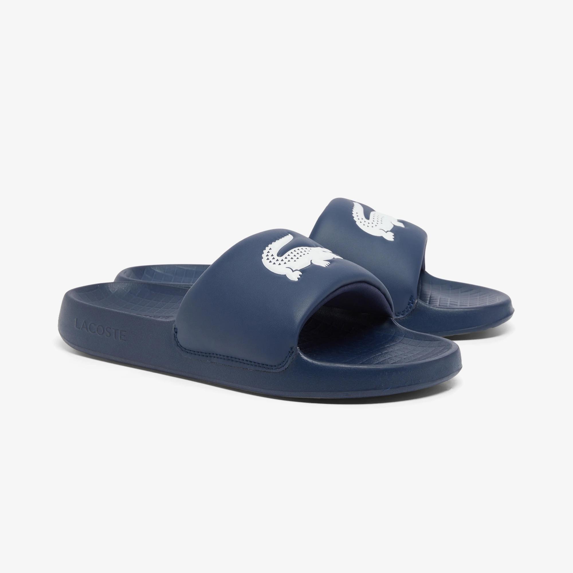 Lacoste Lacivert Lacoste Serve Slide Erkek Terlik