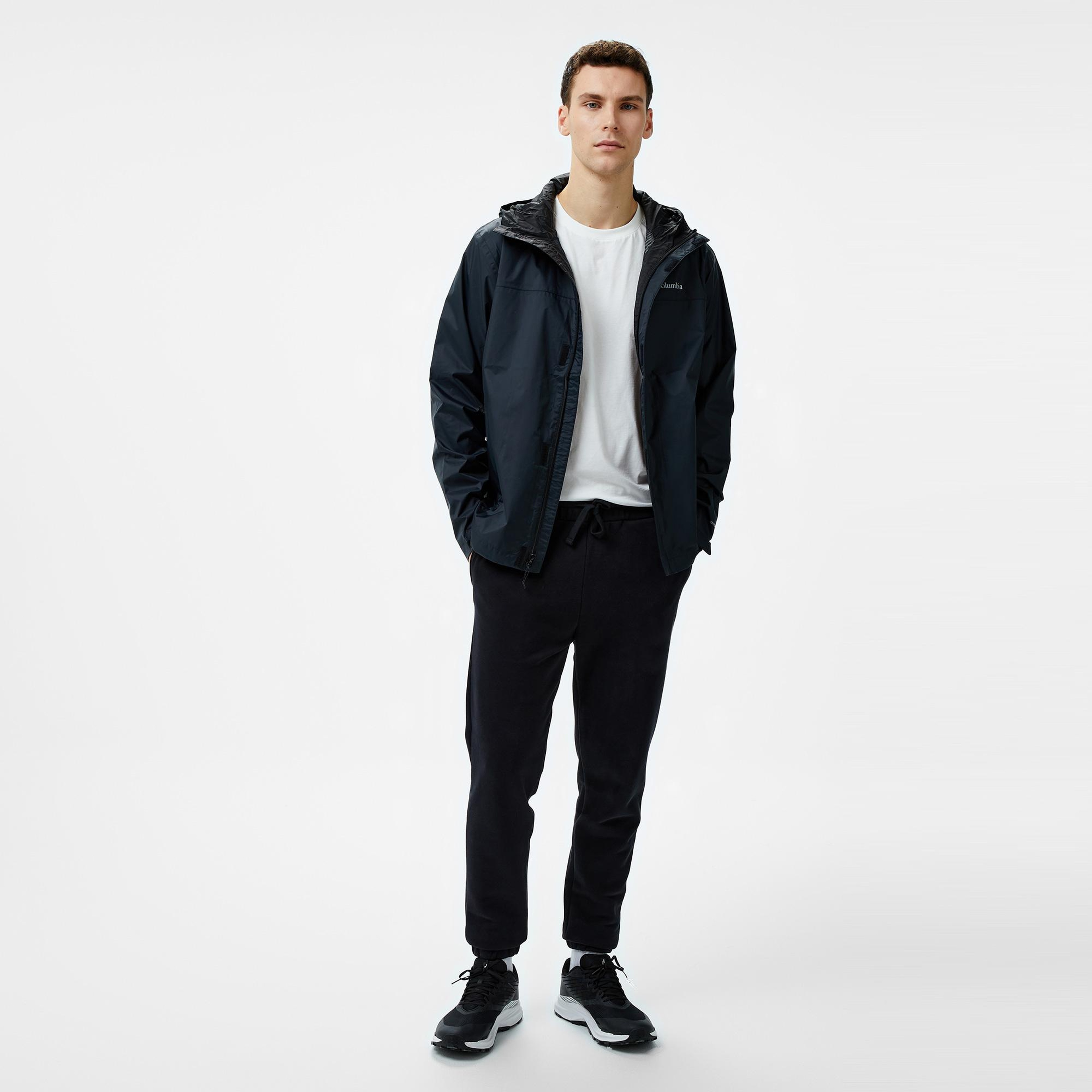 Columbia Watertight Erkek Siyah Yağmurluk