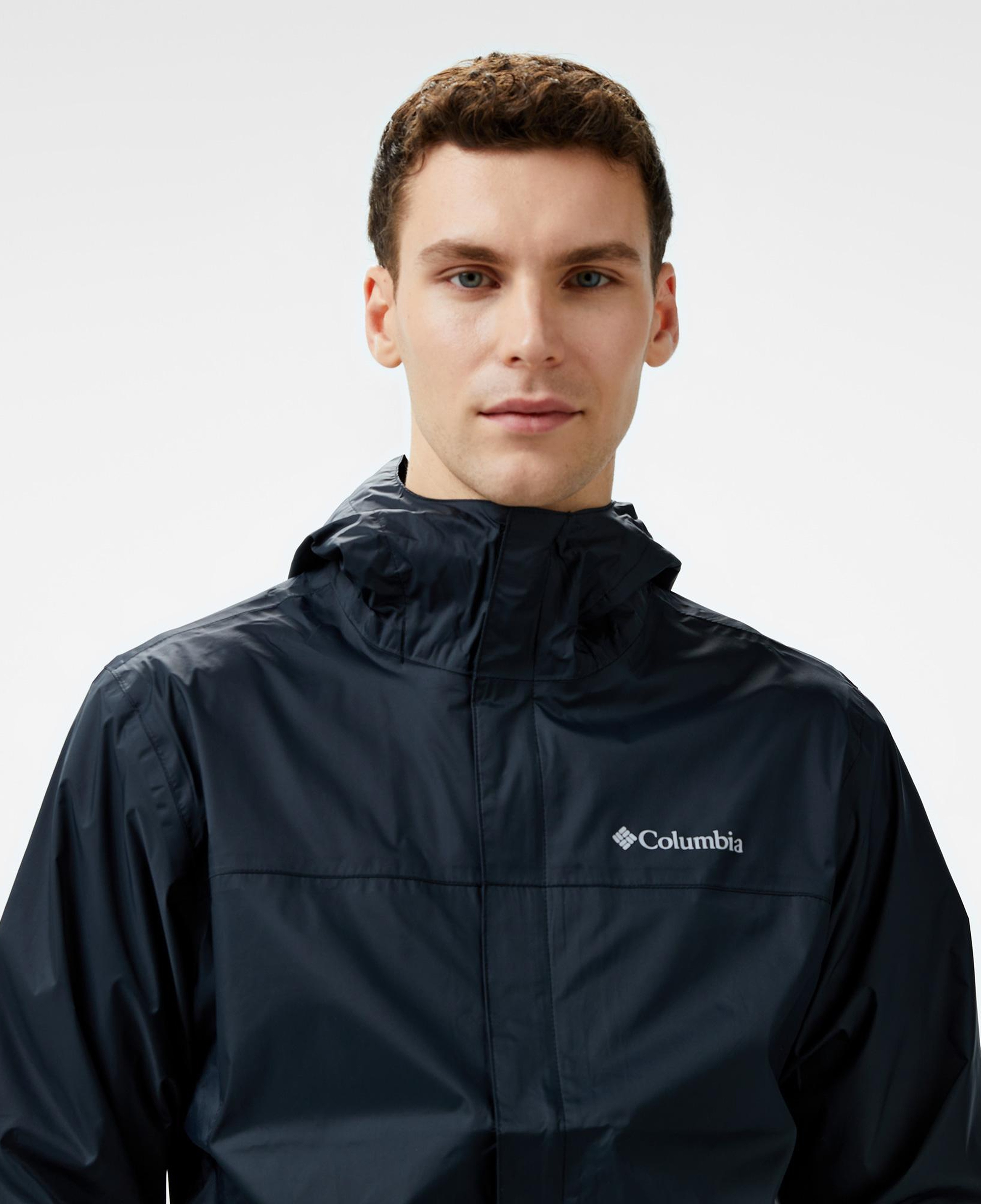 Columbia Watertight Erkek Siyah Yağmurluk