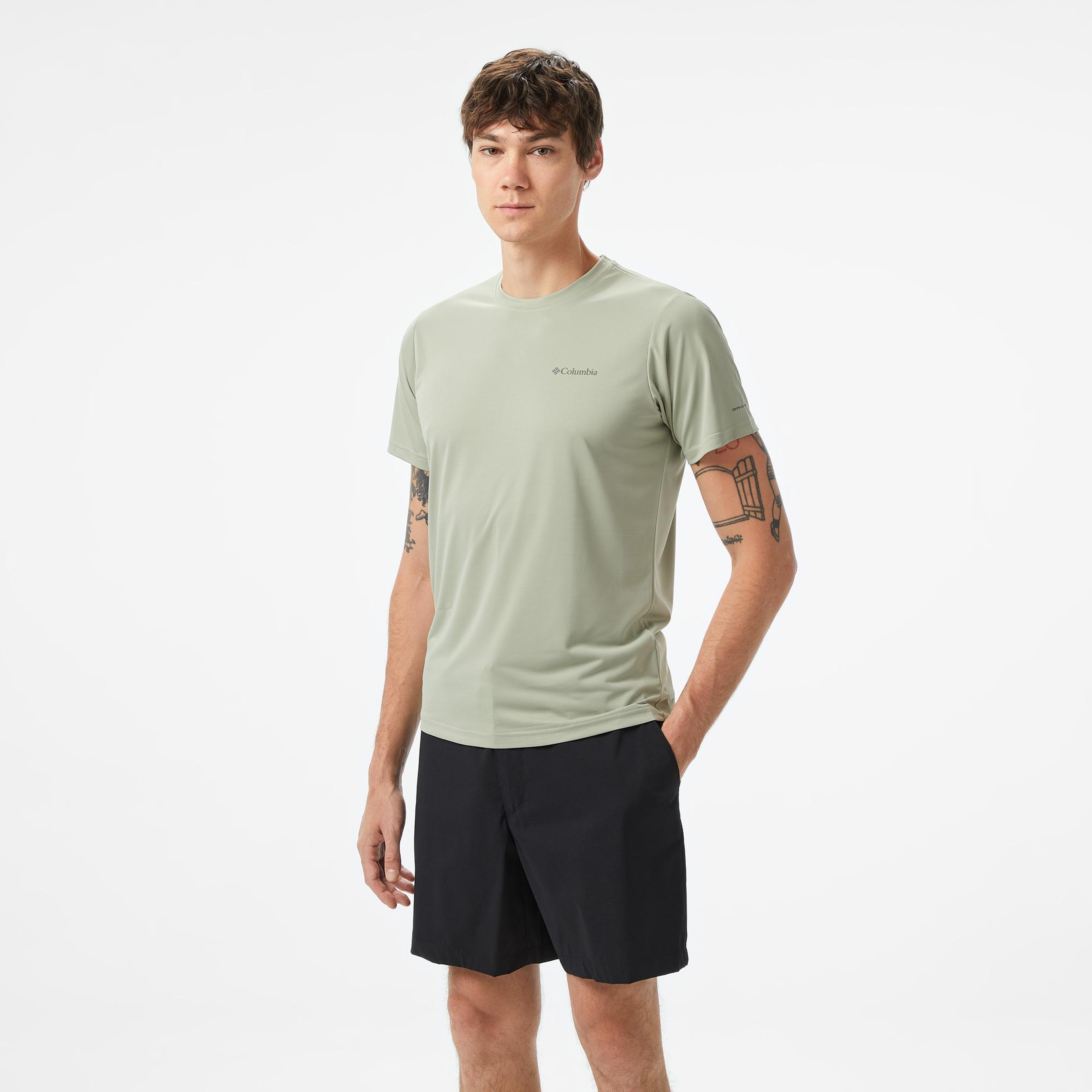 Columbia Columbia Hike Crew Erkek Yeşil T-Shirt