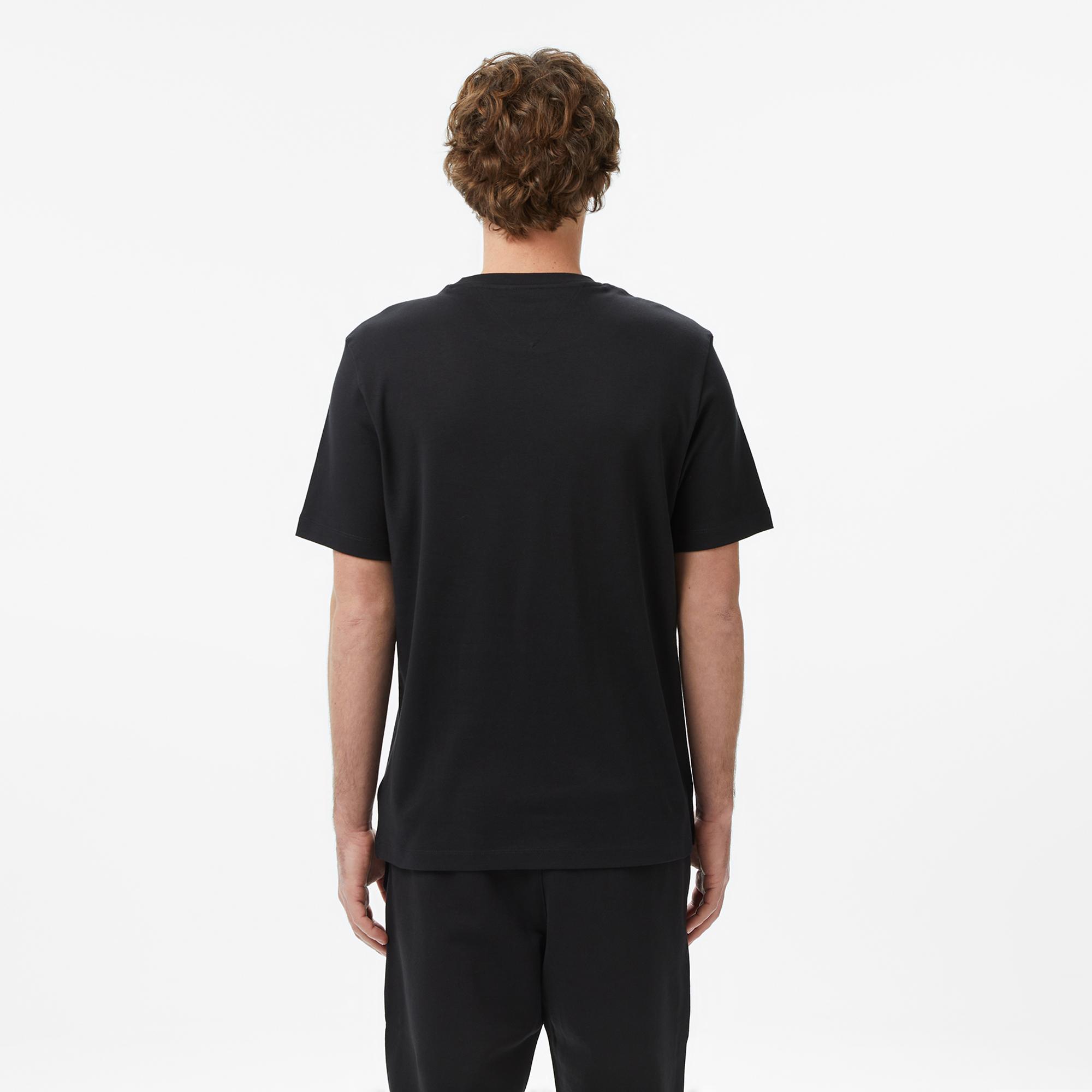 Tommy Hilfiger Elevated Essentials Erkek Siyah T-Shirt