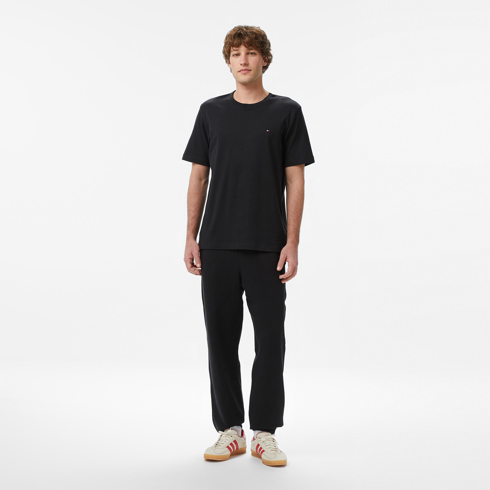 Tommy Hilfiger Elevated Essentials Erkek Siyah T-Shirt