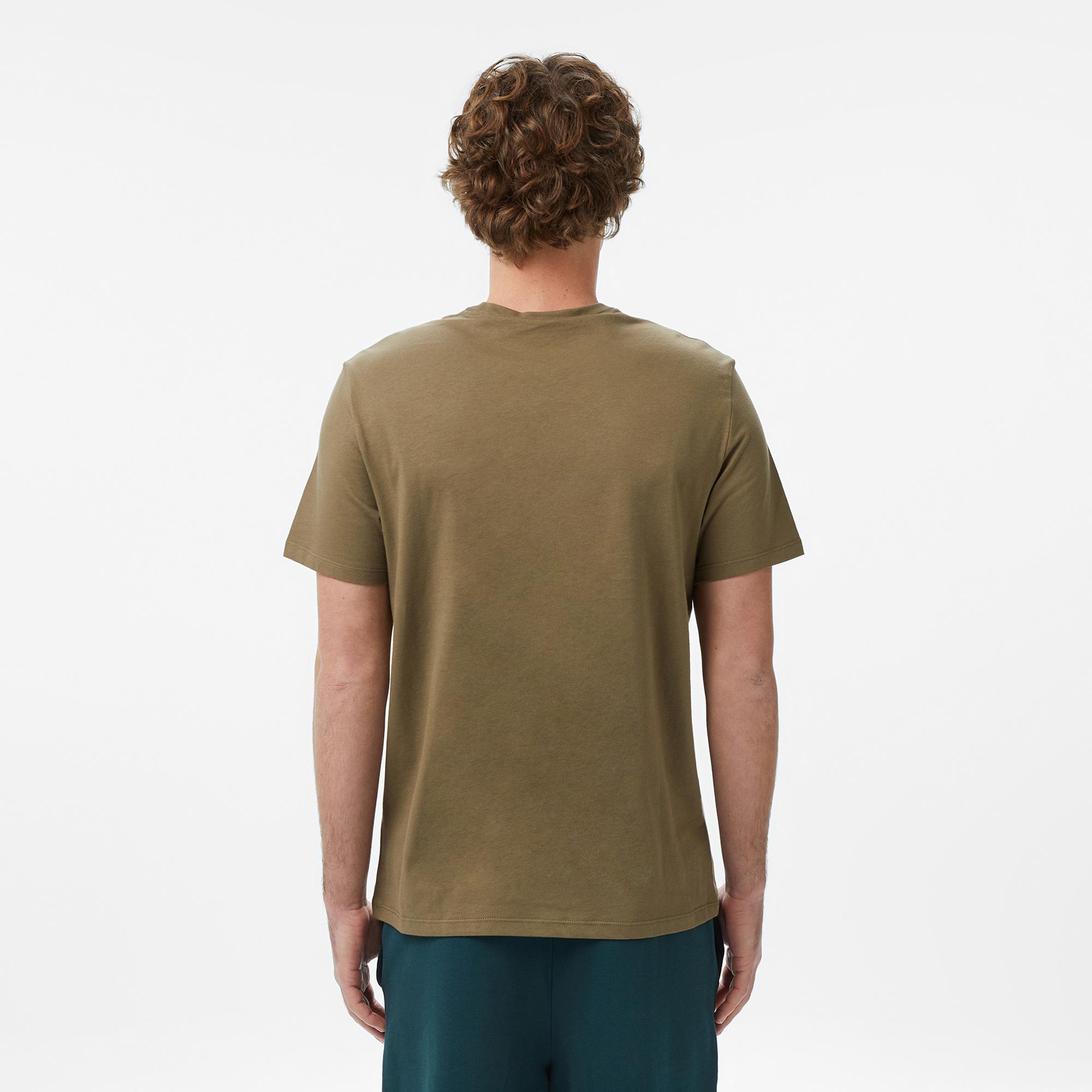 Calvin Klein Standard Logo 30S Crewnk  Erkek Sarı T-Shirt