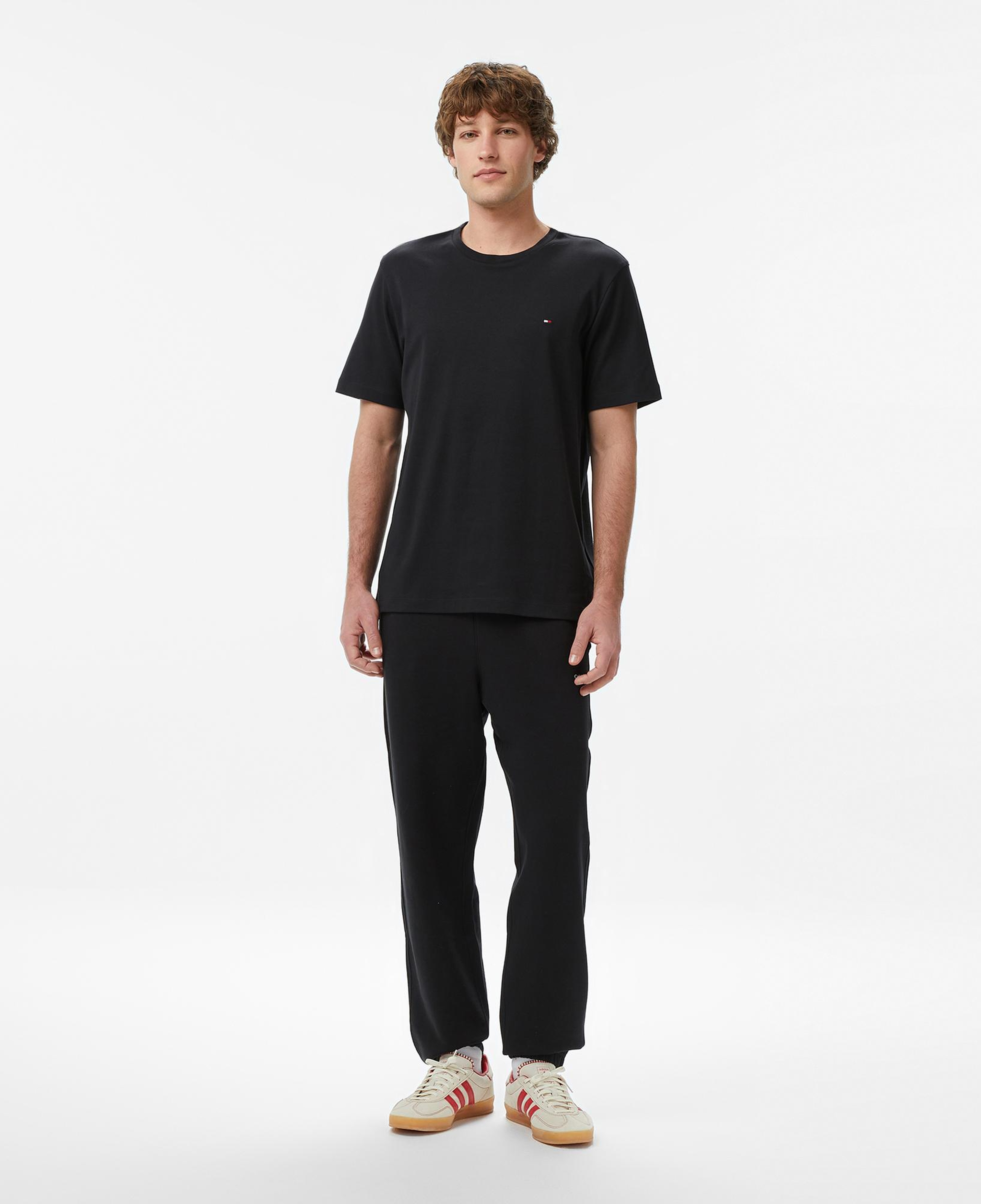 Tommy Hilfiger Elevated Essentials Erkek Siyah T-Shirt