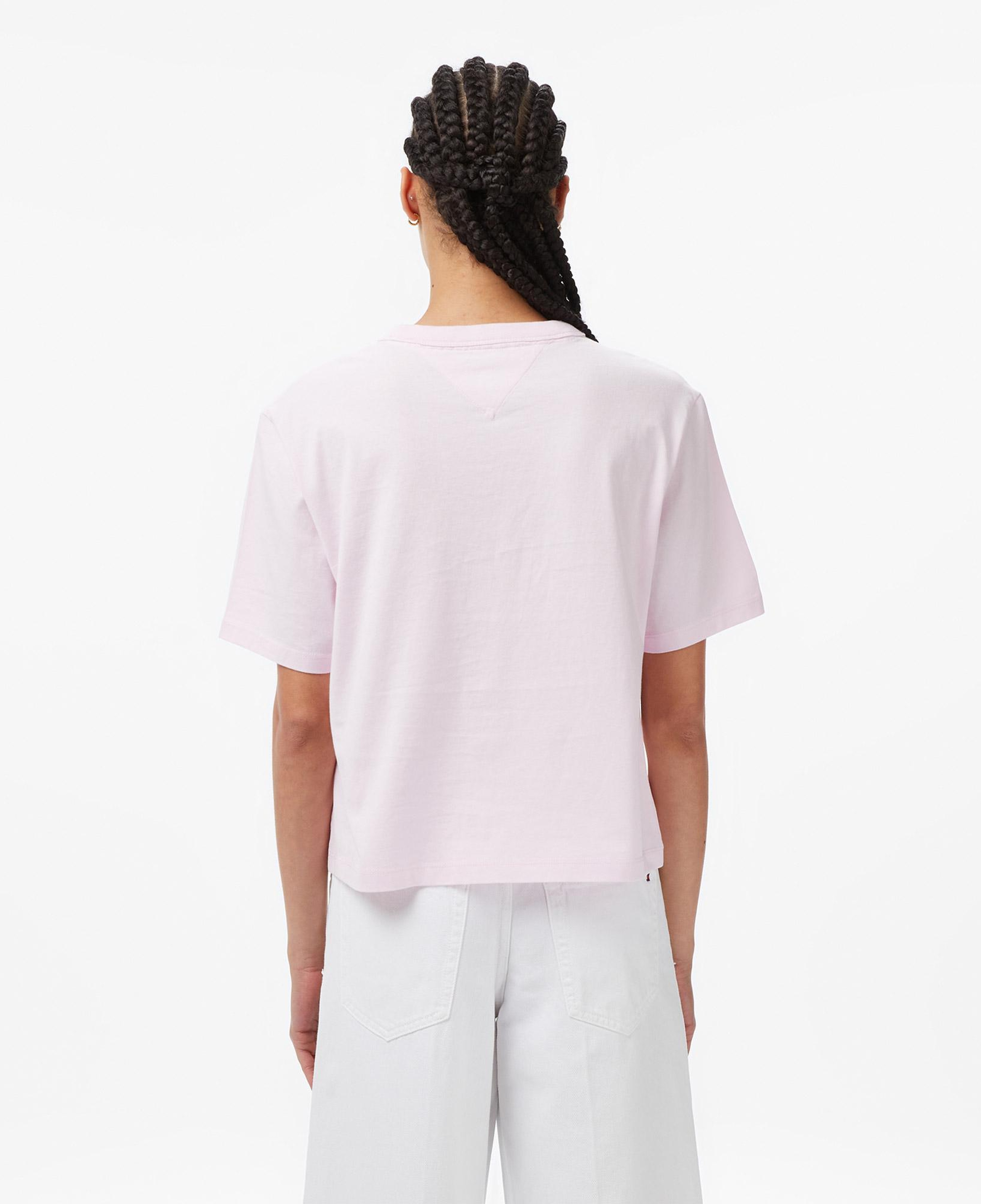 Tommy Hilfiger Badge Kadın Pembe T-Shirt