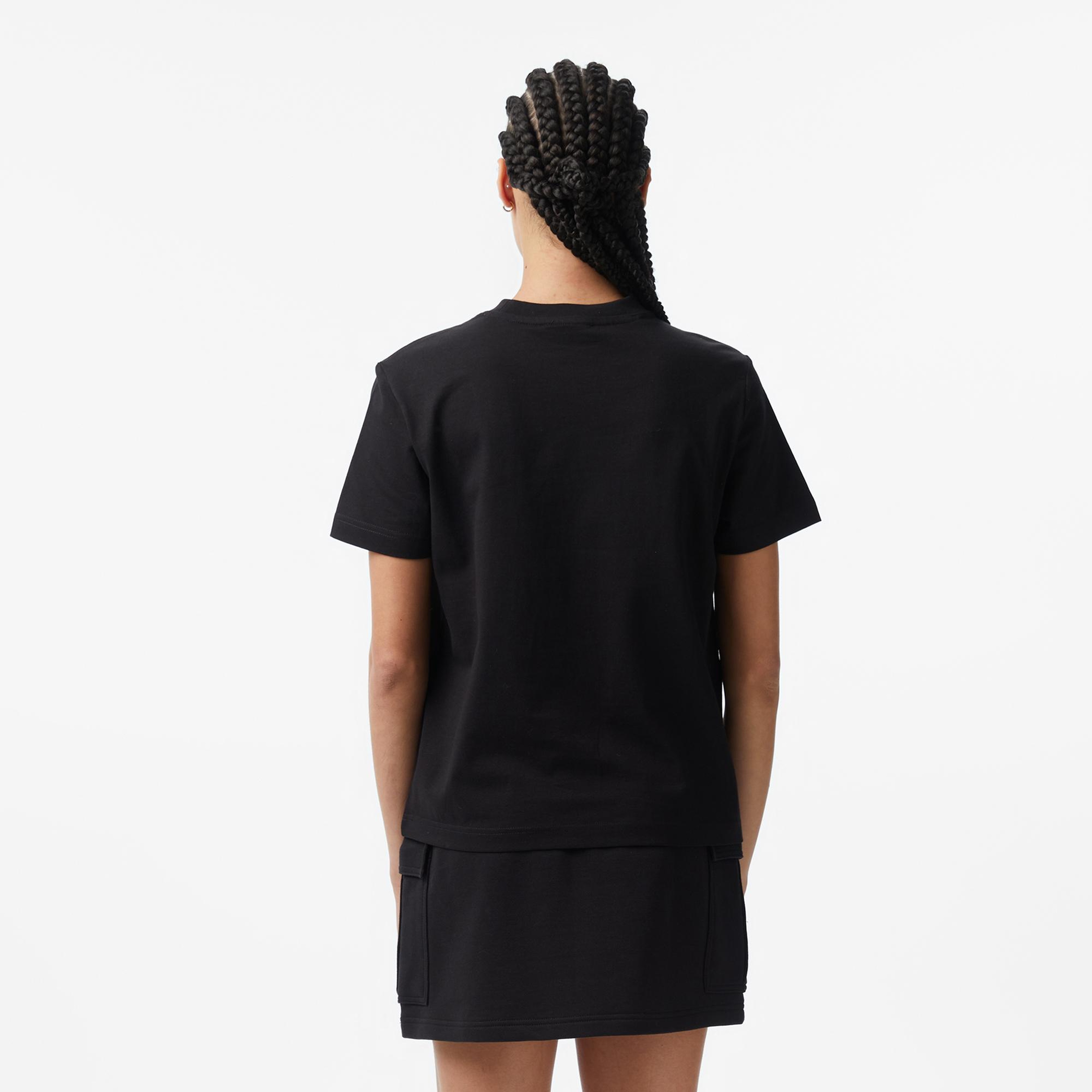 Calvin Klein Logo Classic Kadın Siyah T-Shirt