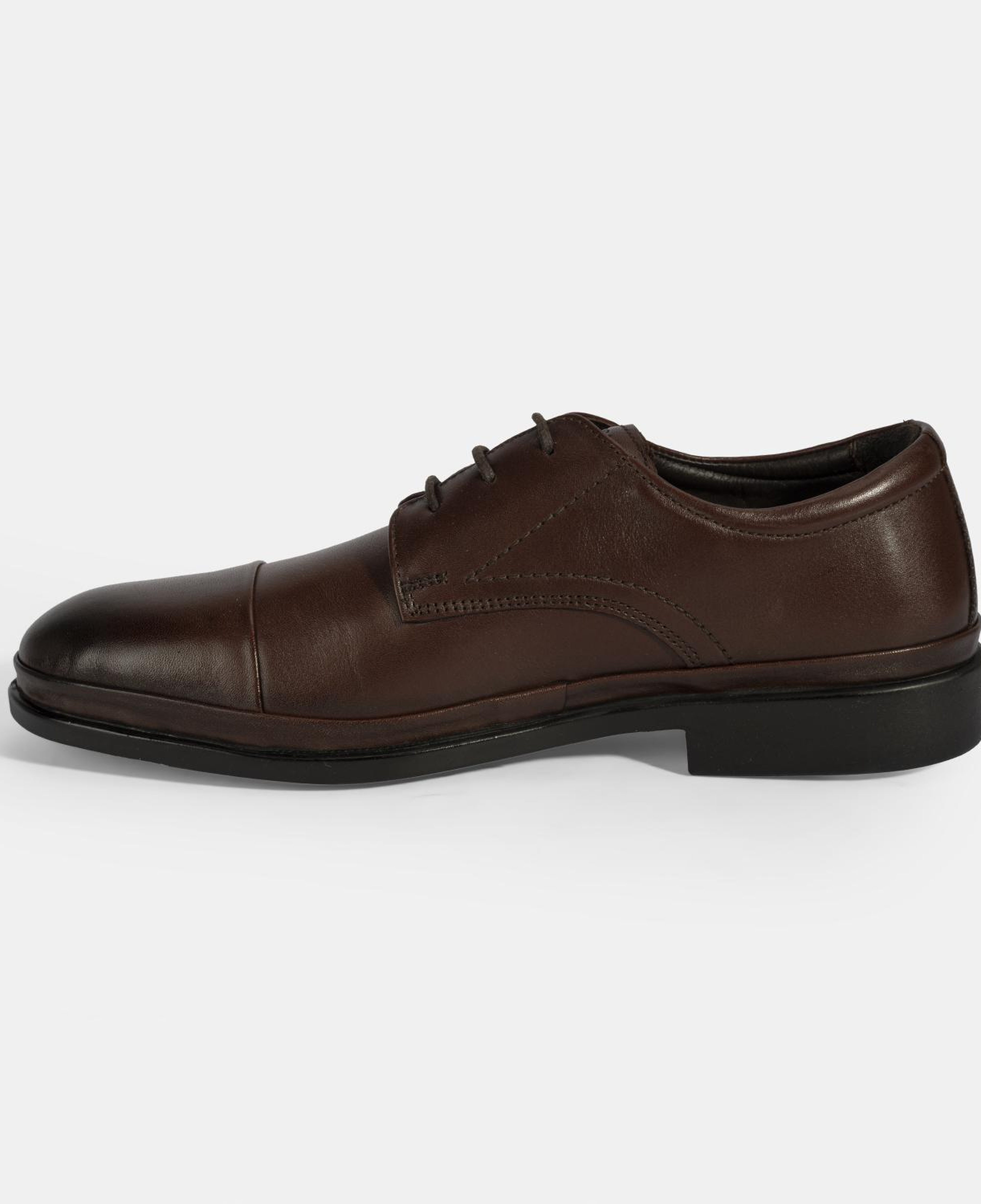 Erkek Kahve DesaComfort Bağcıklı Deri Ayakkabı