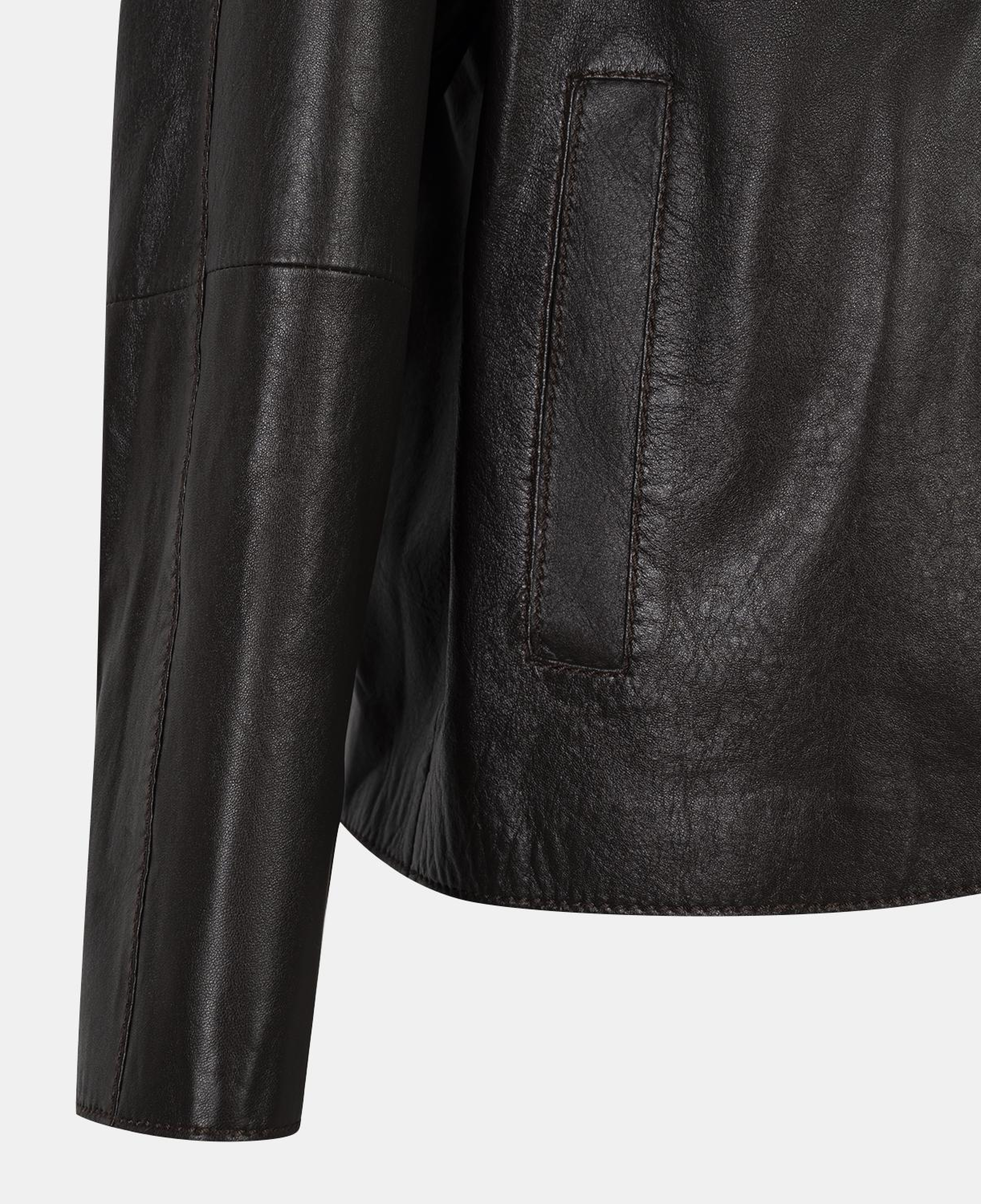 Amadika Kahve Kadın Deri Trençkot