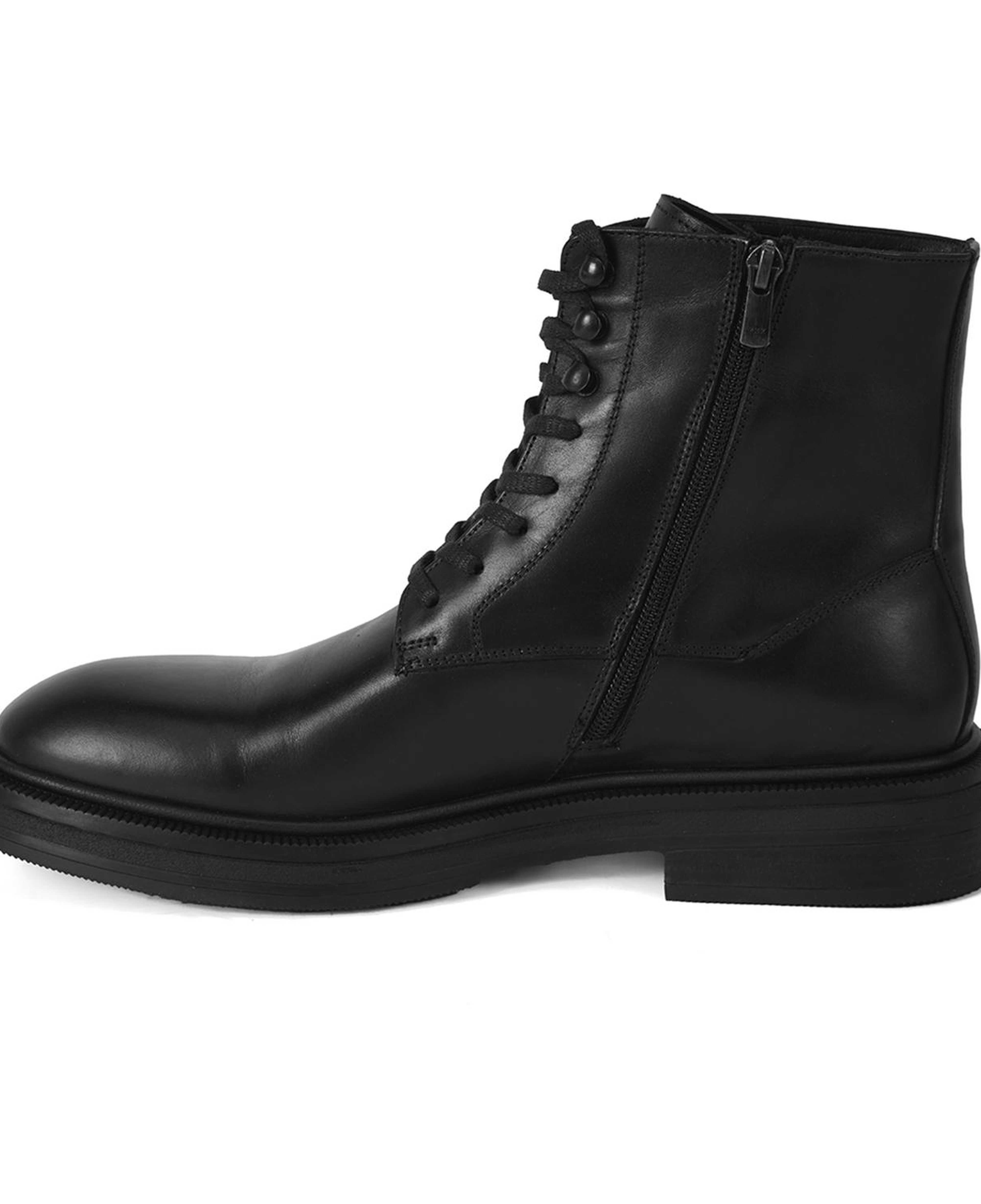 Poar Siyah Erkek Deri Bot