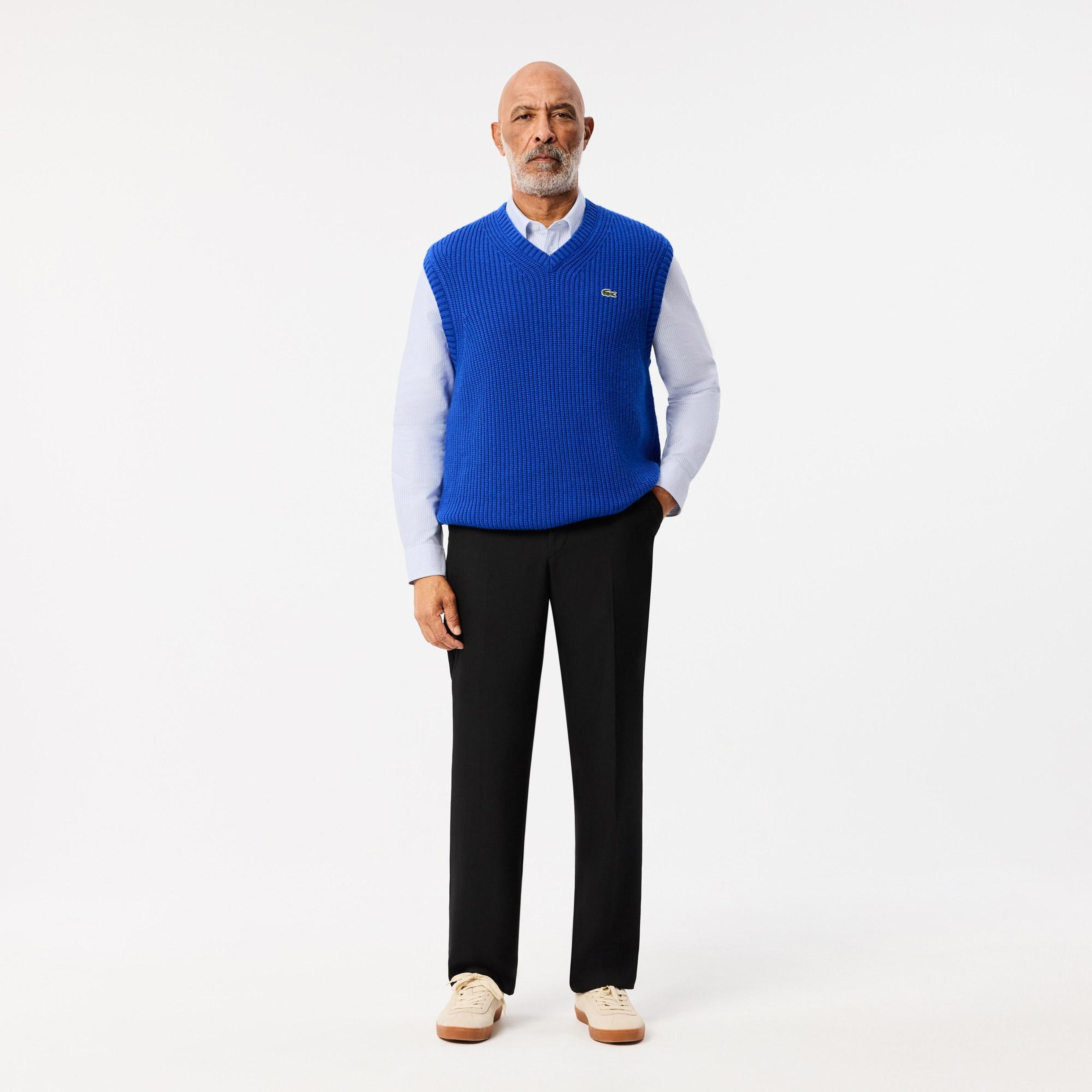 Lacoste Erkek Regular Fit Çizgili Açık Mavi Gömlek