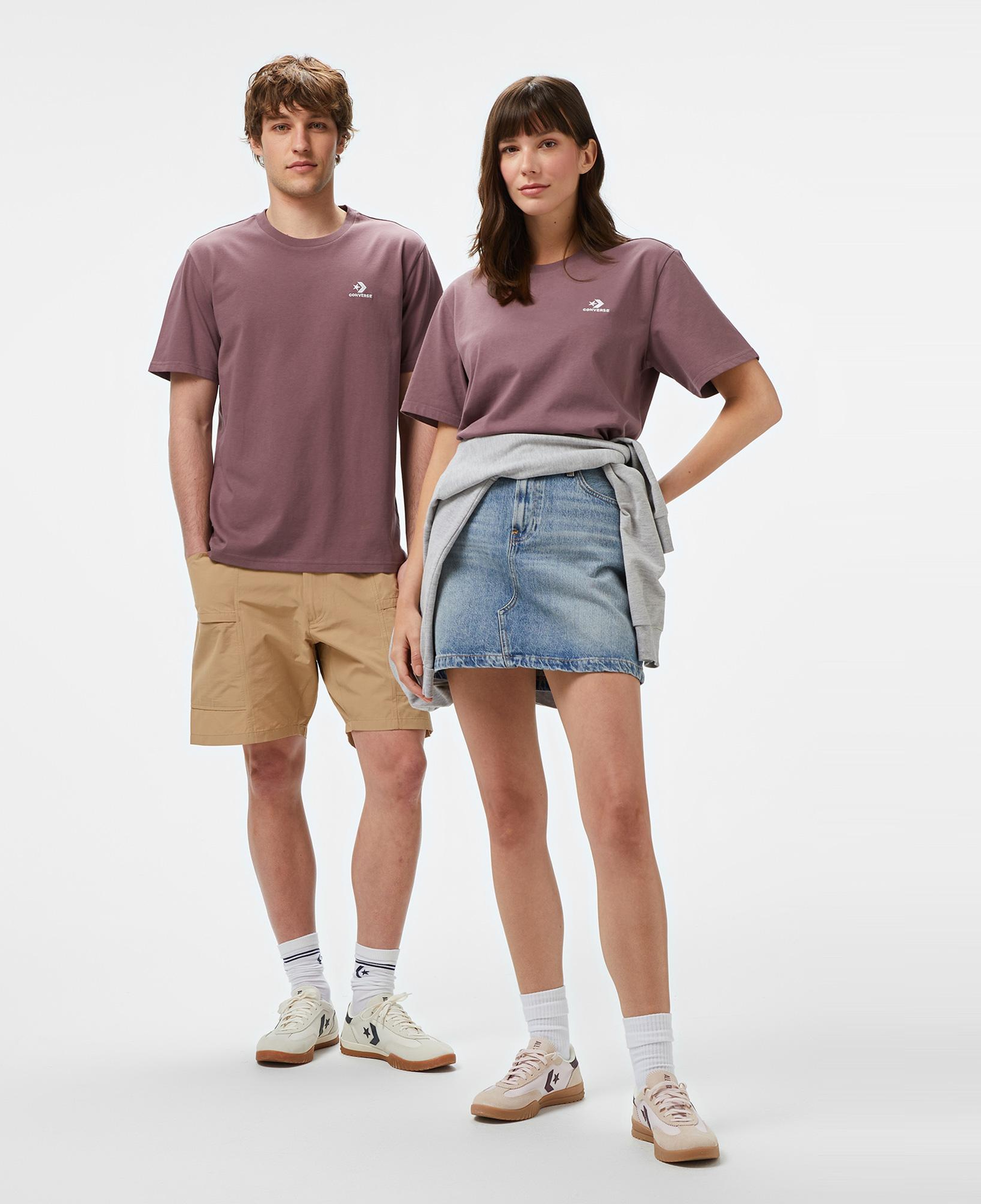 Converse Go-To Unisex Bordo T-Shirt