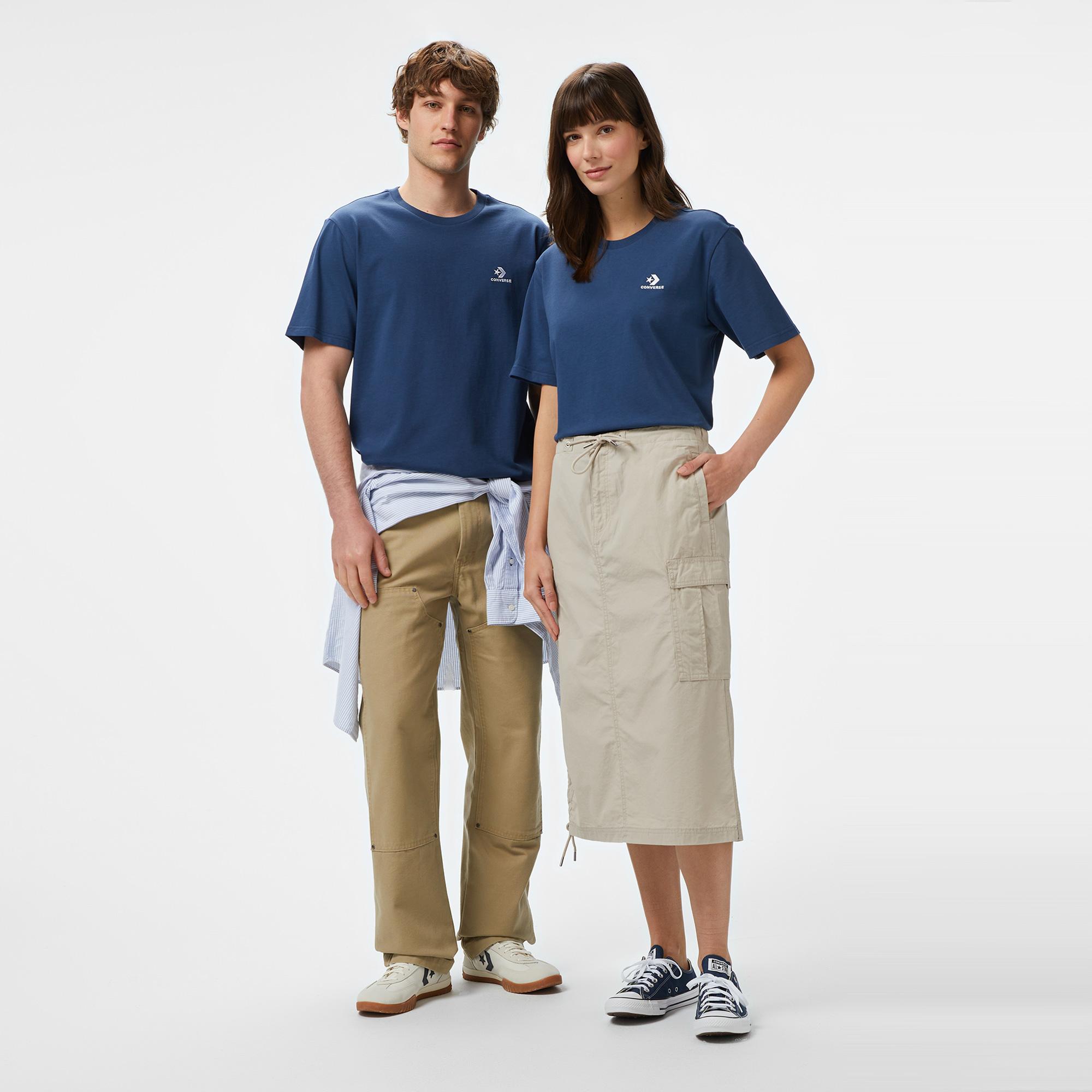 Converse Go-To Unisex Lacivert T-Shirt