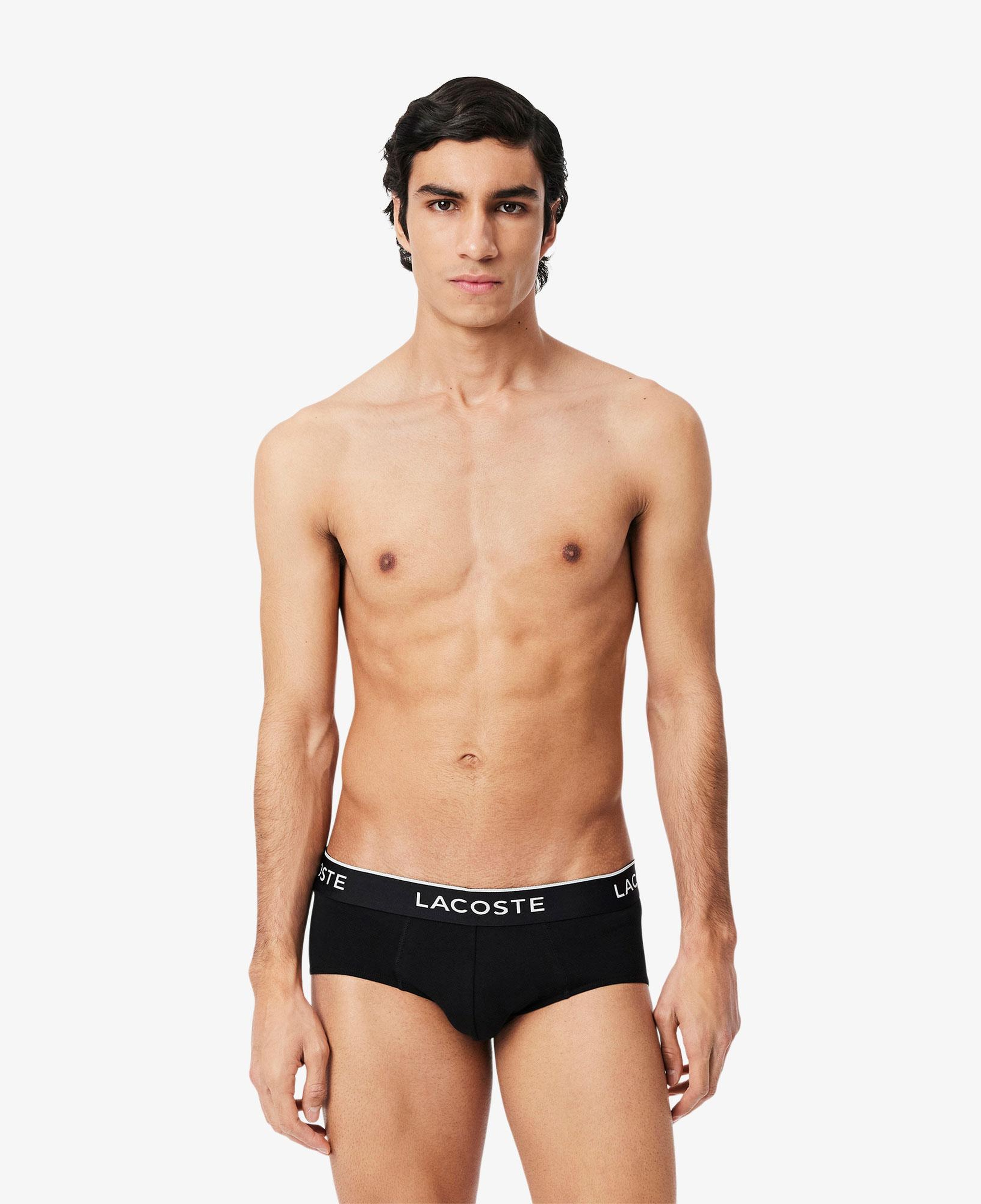 Lacoste Erkek 3'lü Siyah Külot