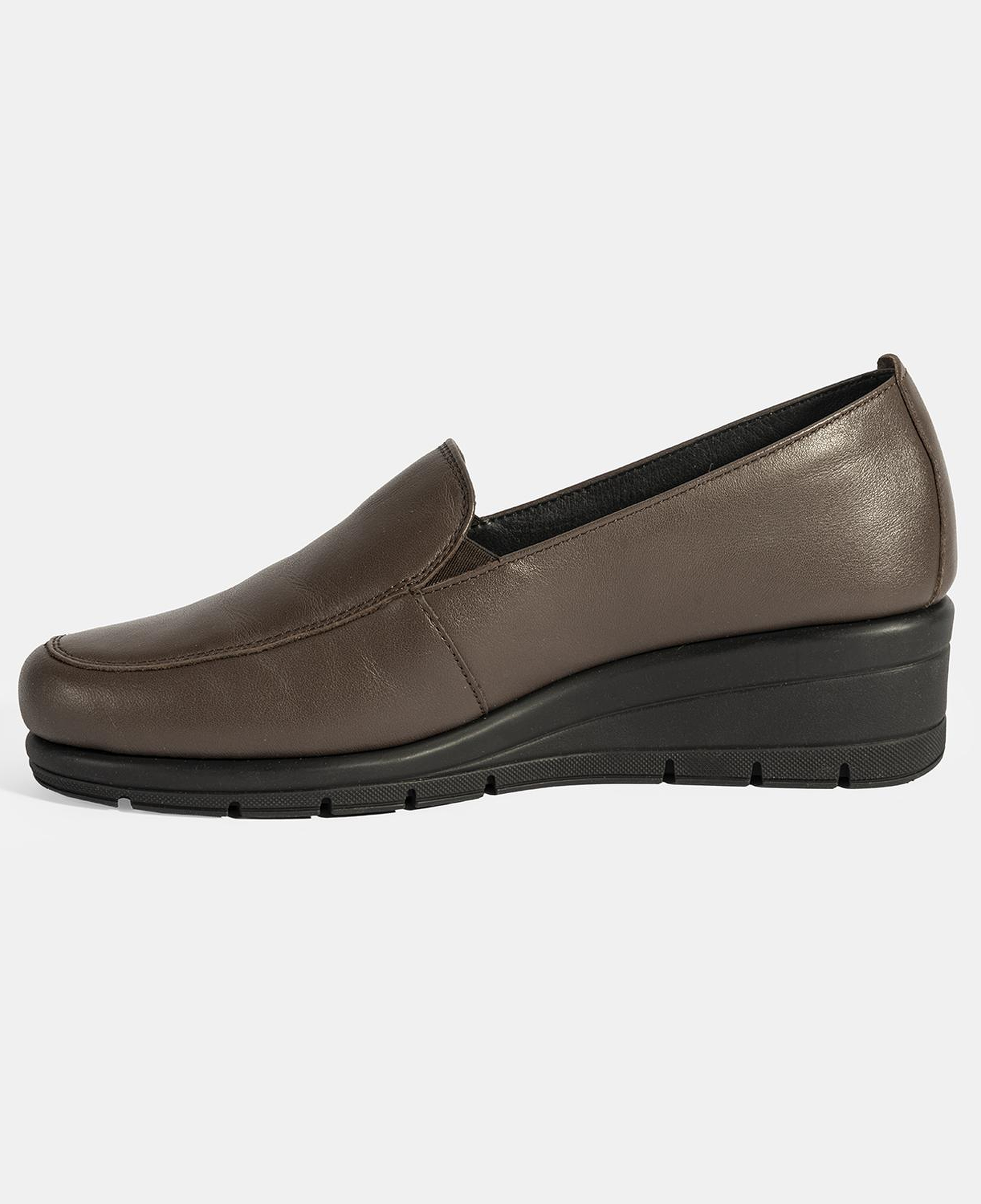 Kadın Kahve DesaComfort Dolgu Topuklu Deri Ayakkabı