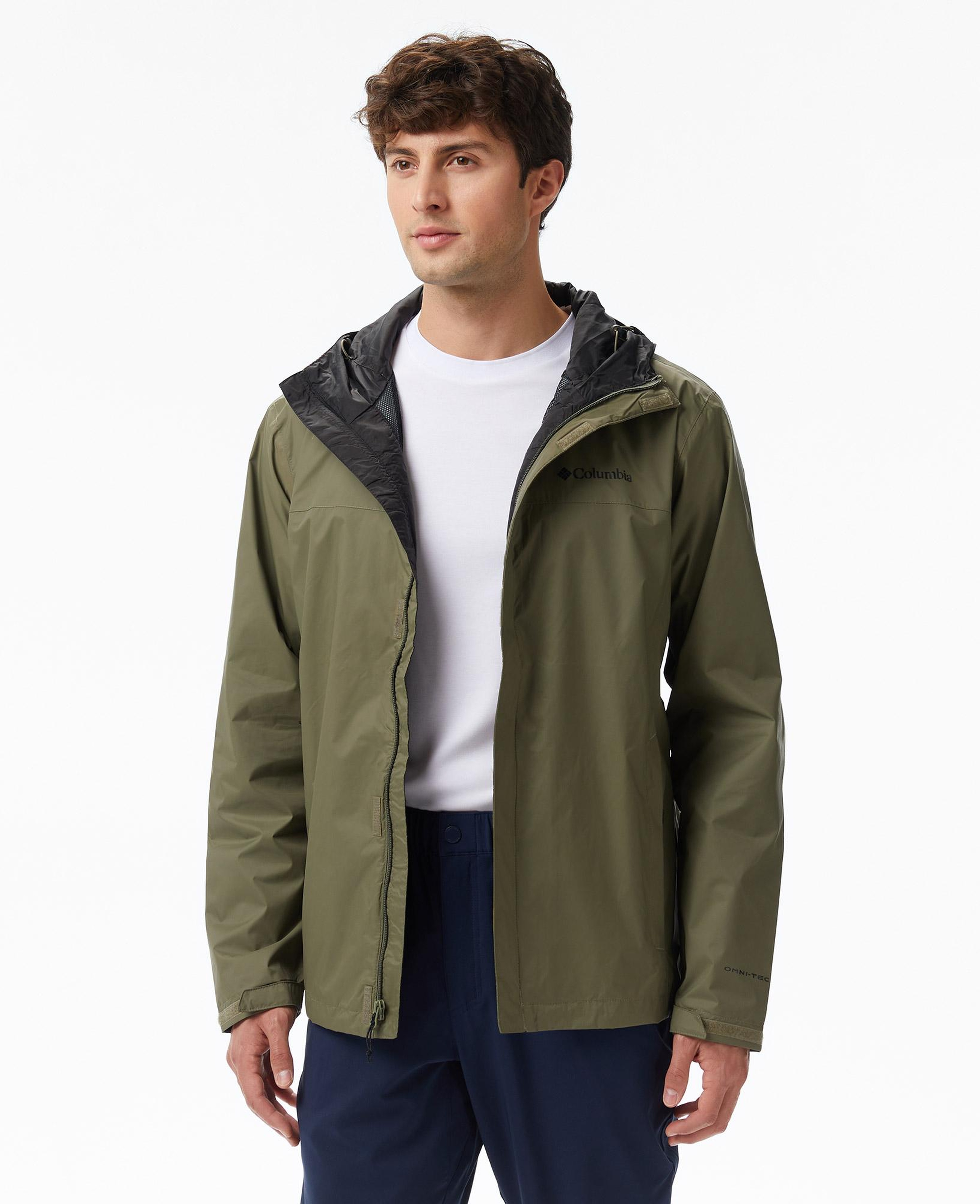 Columbia Watertight II Erkek Yeşil Yağmurluk