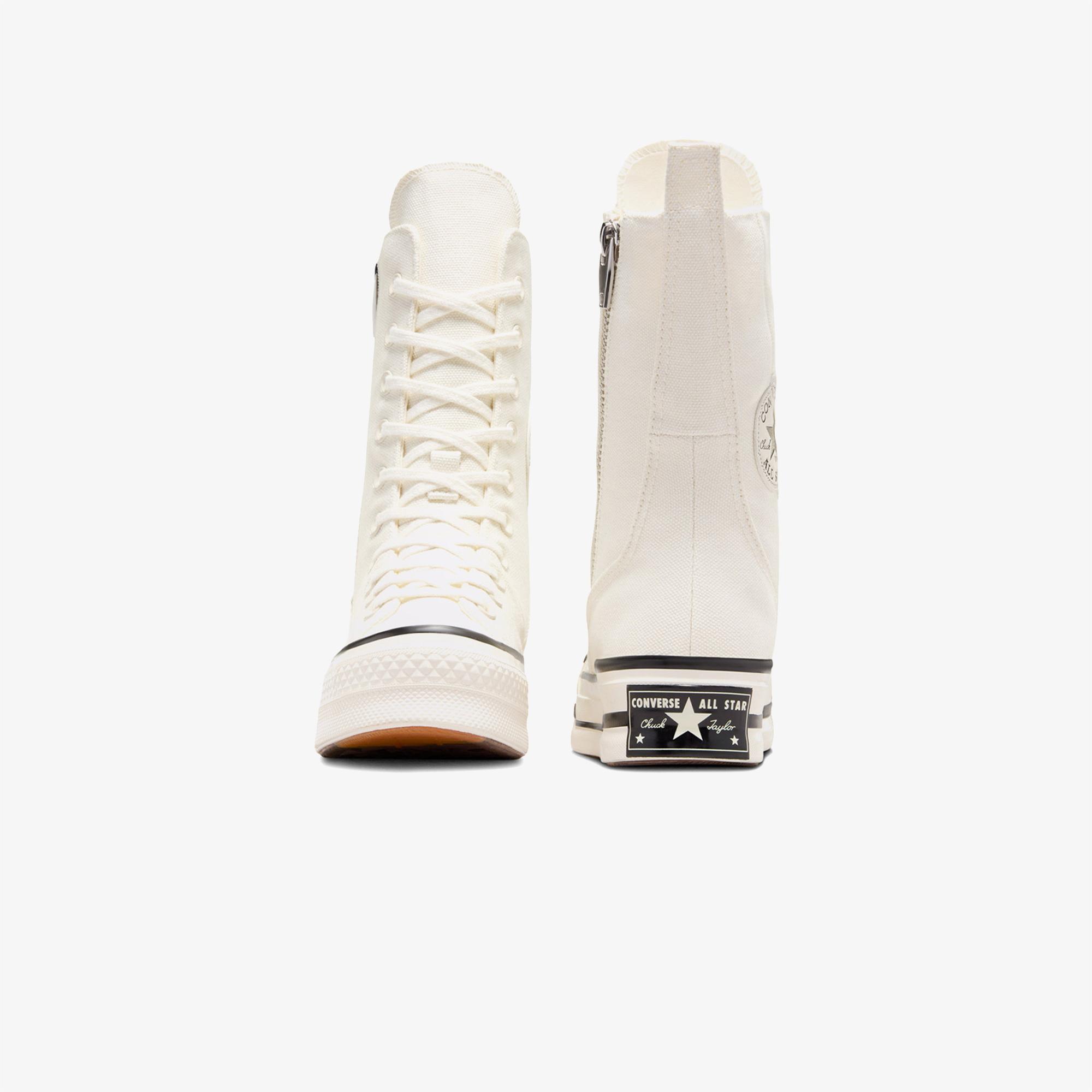 Converse Chuck 70 Plus XHi Unisex Krem Platform Sneaker