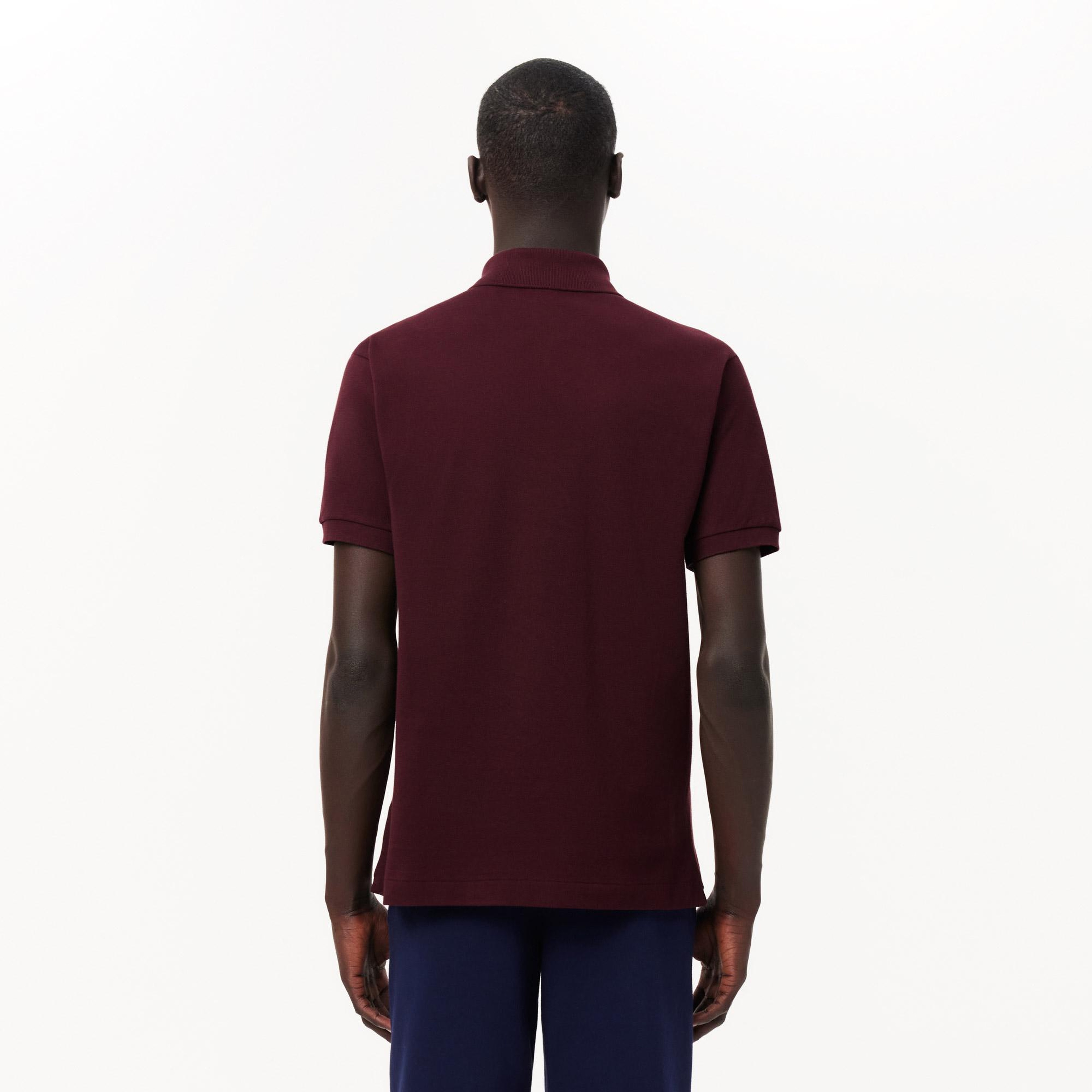 Lacoste L.12.12 Erkek Classic Fit Bordo Polo