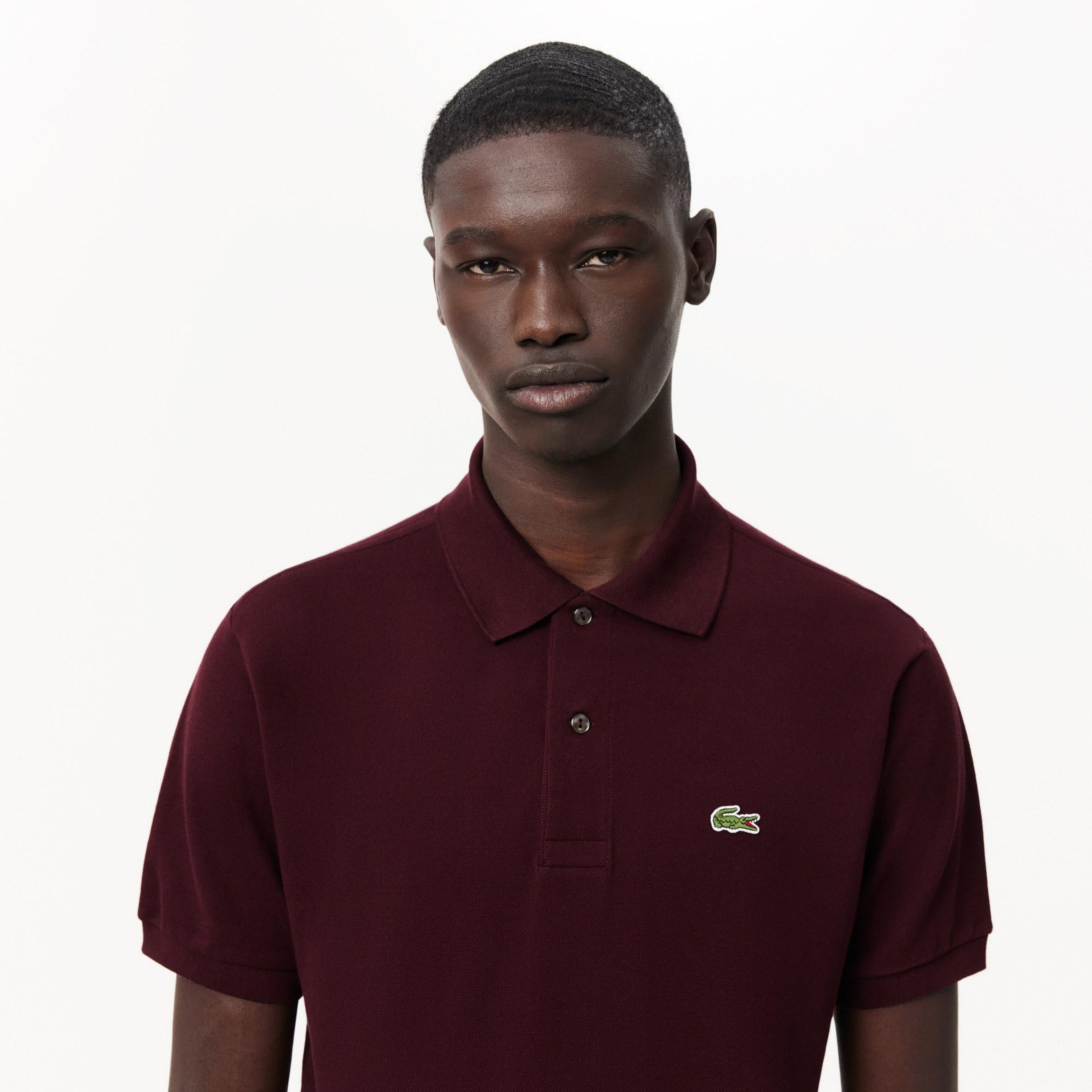 Lacoste L.12.12 Erkek Classic Fit Bordo Polo