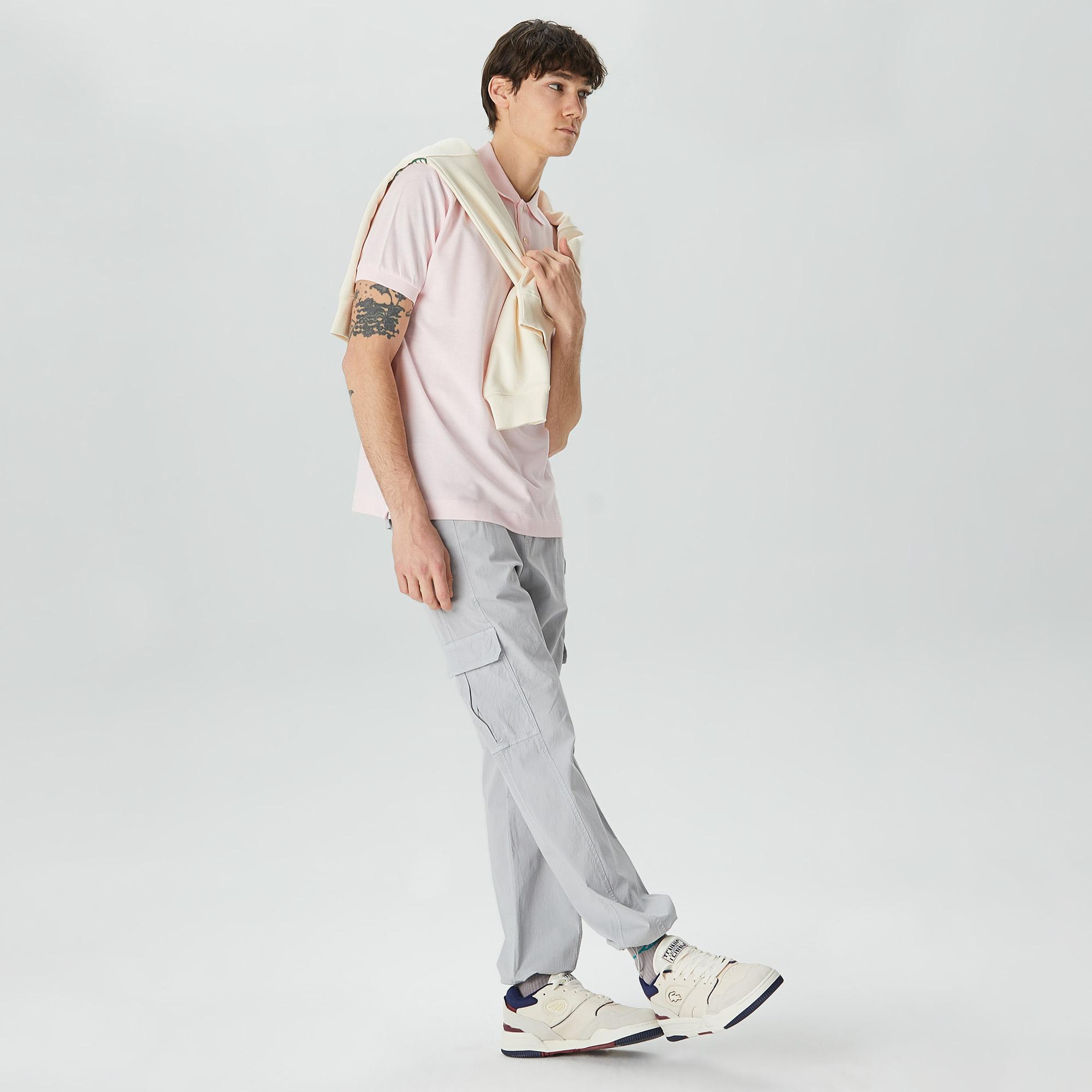 Lacoste L.12.12 Erkek Classic Fit Açık Pembe Polo