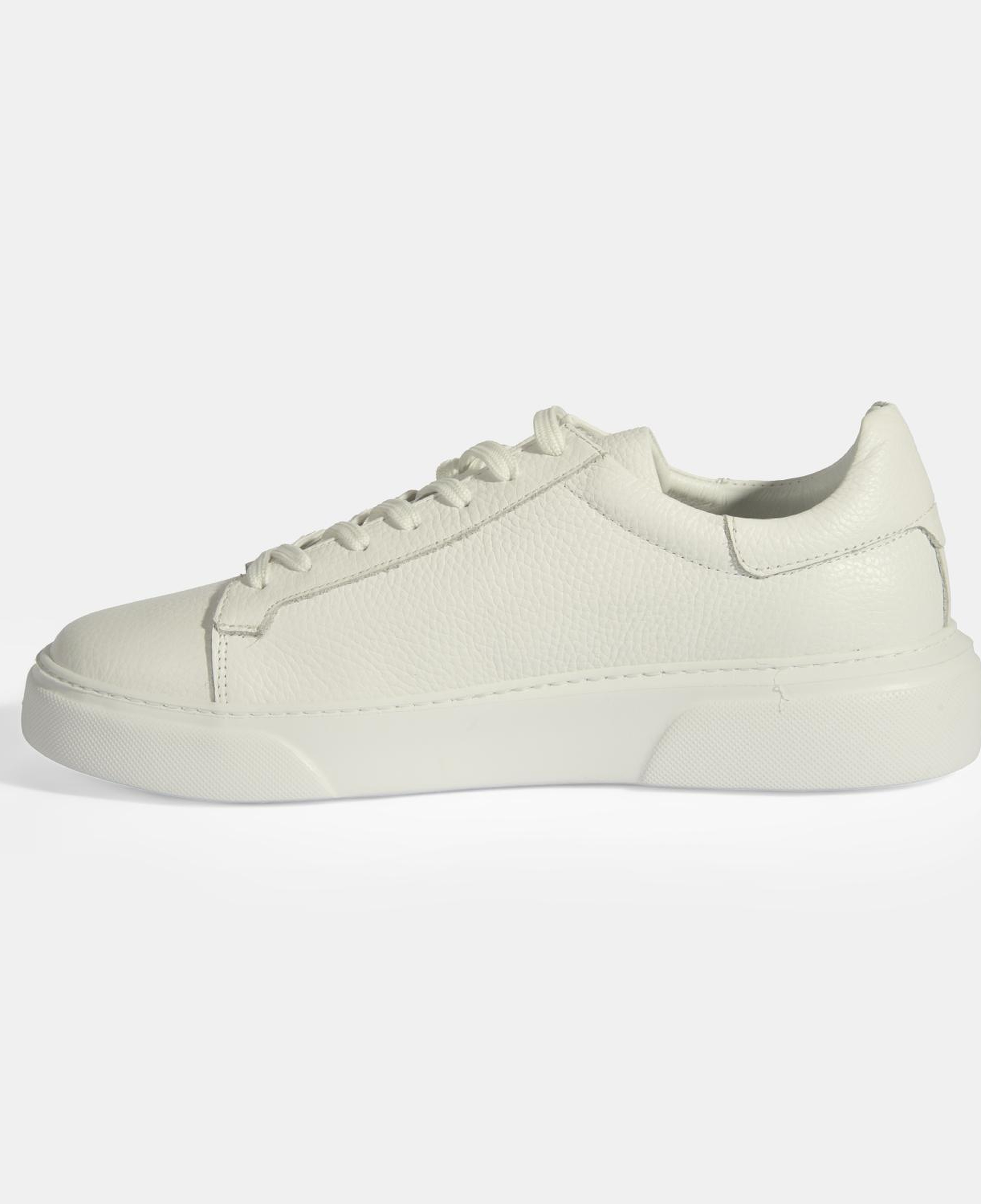 Reminya Beyaz Erkek Deri Bağcıklı Günlük Ayakkabı